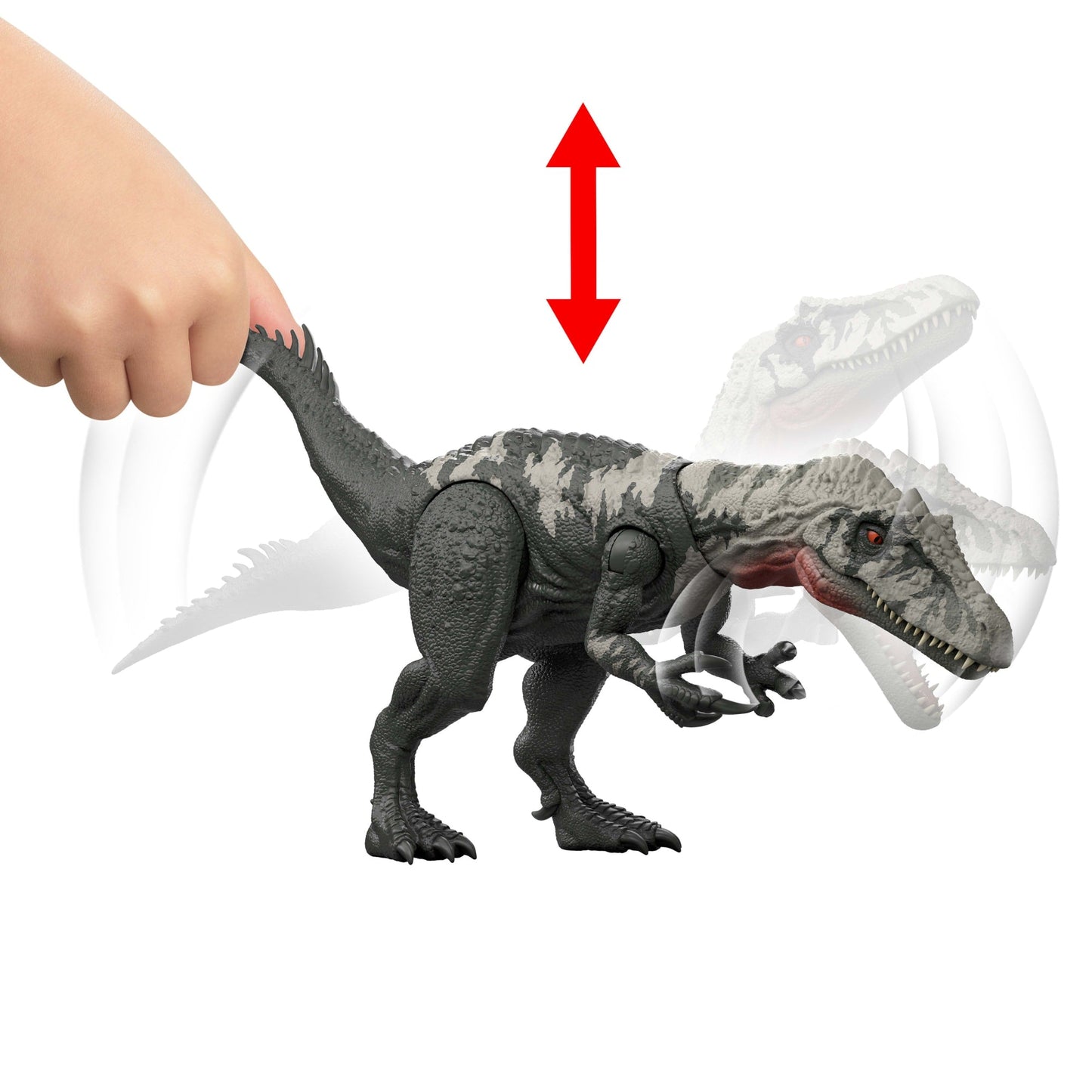 Jurassic World Dinosaurio de Juguete Rebirth Rastreadores Gigantes Chilantaisaurus
