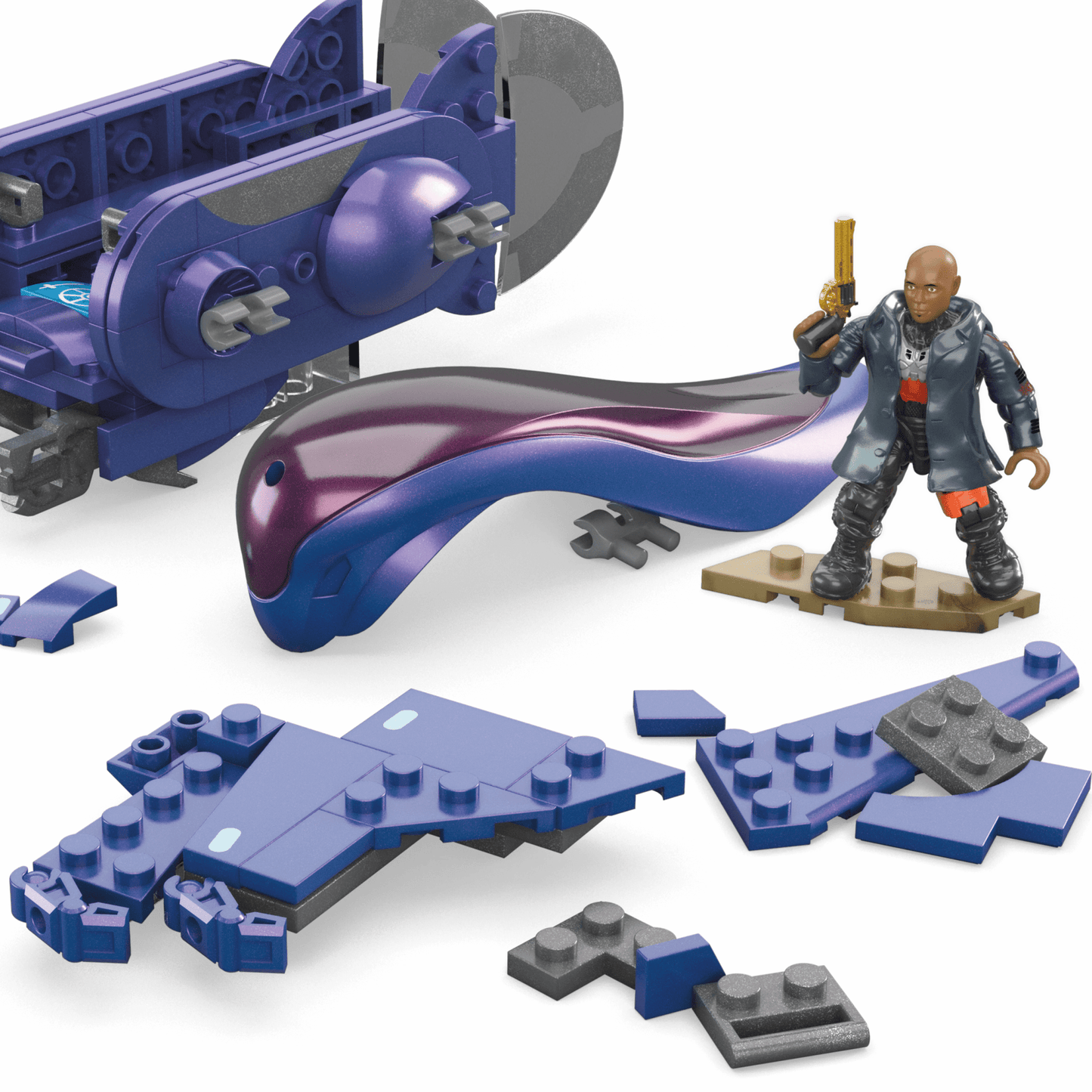 Mega  Halo  Coffret de Construction  Banshee Rebelle, 2Figurines