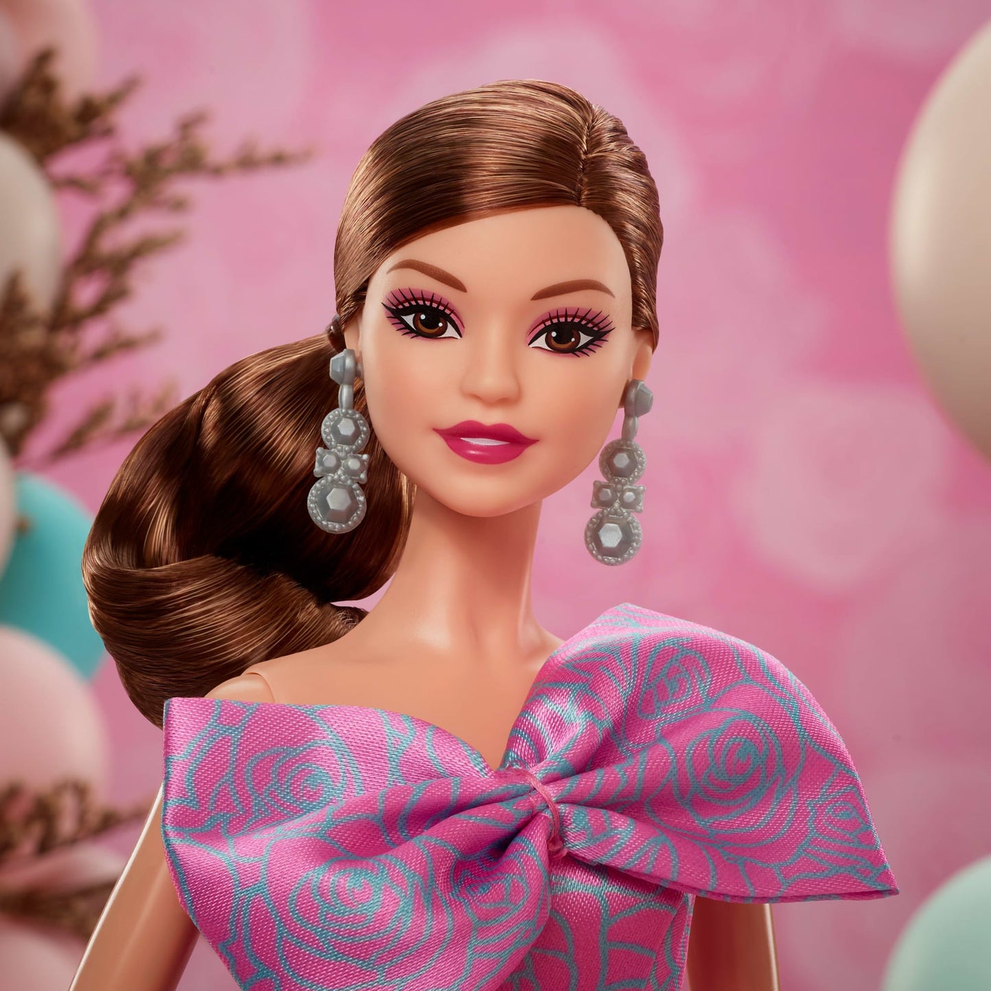 Barbie-Poupée Barbie Joyeux Anniversaire-en Robe Rose Satinée