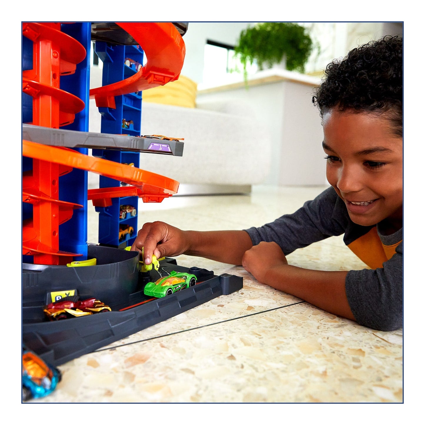 Hot Wheels City Pista de Brinquedo Mega Garage