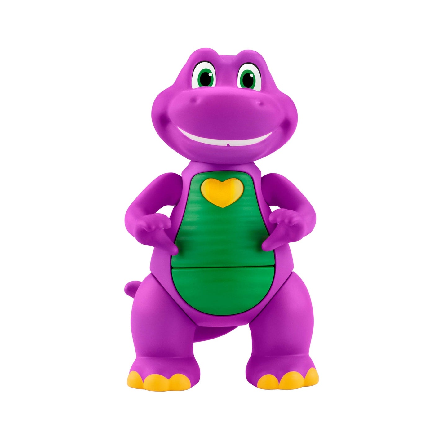 Figurine Jouet Barney Mains en Cur Le Monde de Barney de Fisher-Price Avec Musique et Lumières Pour enfants