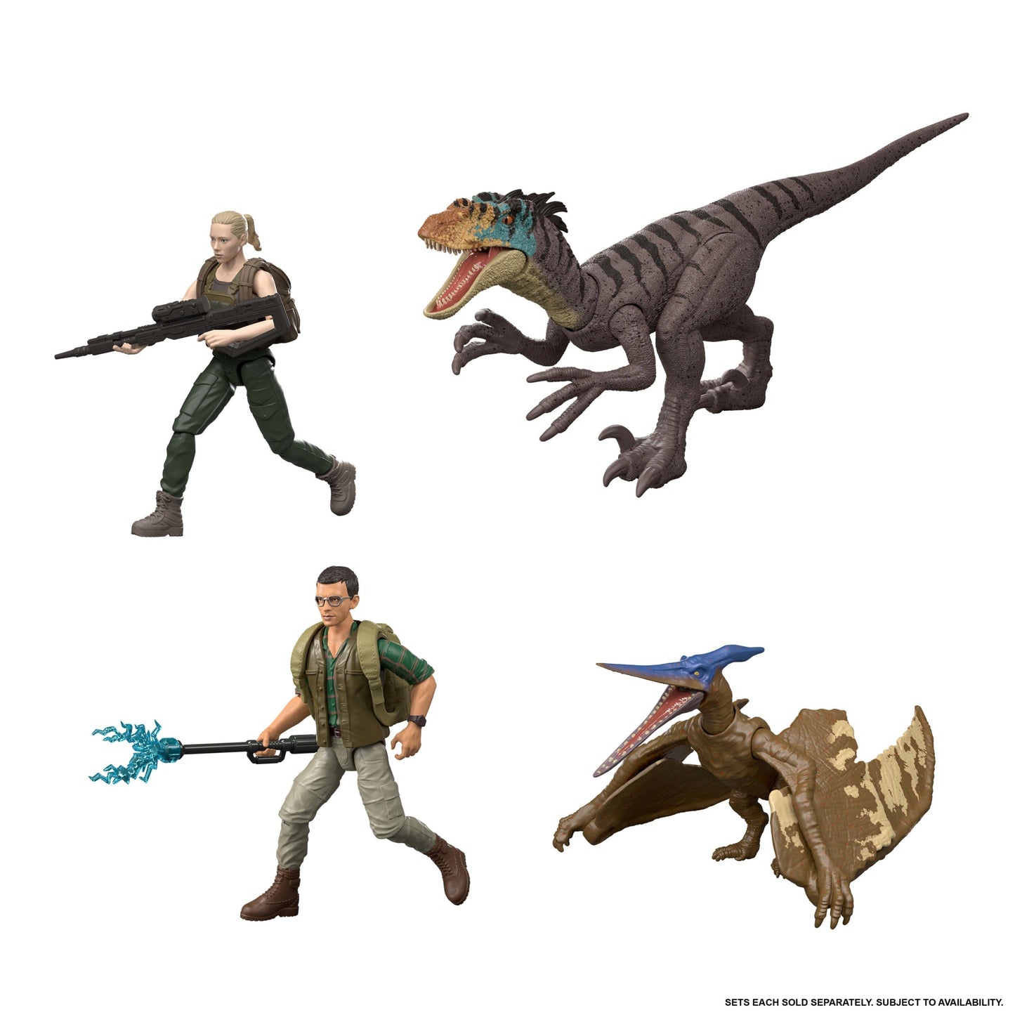Jurassic World Set de Juego Rebirth Dr Loomis y Juve