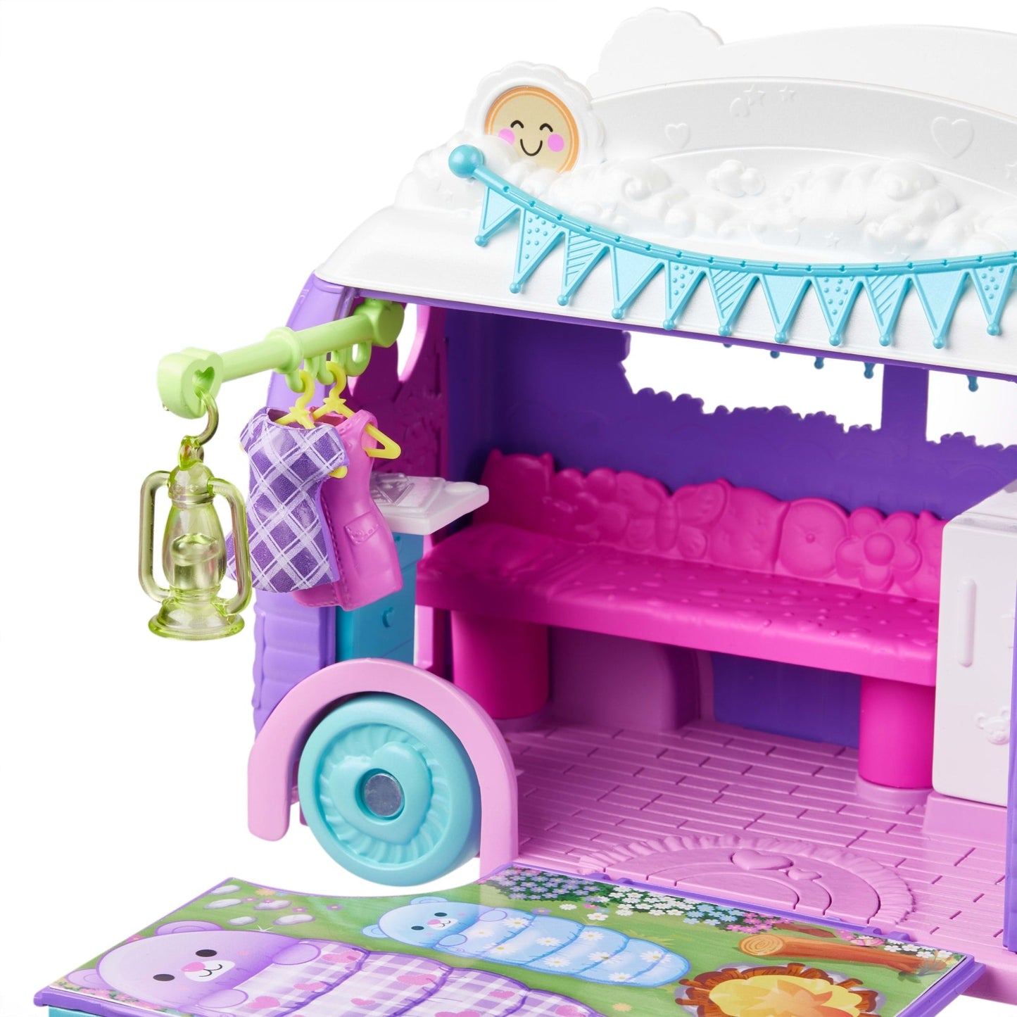 Polly Pocket  Coffret de Jeu  Autocaravane de Camping Glamour