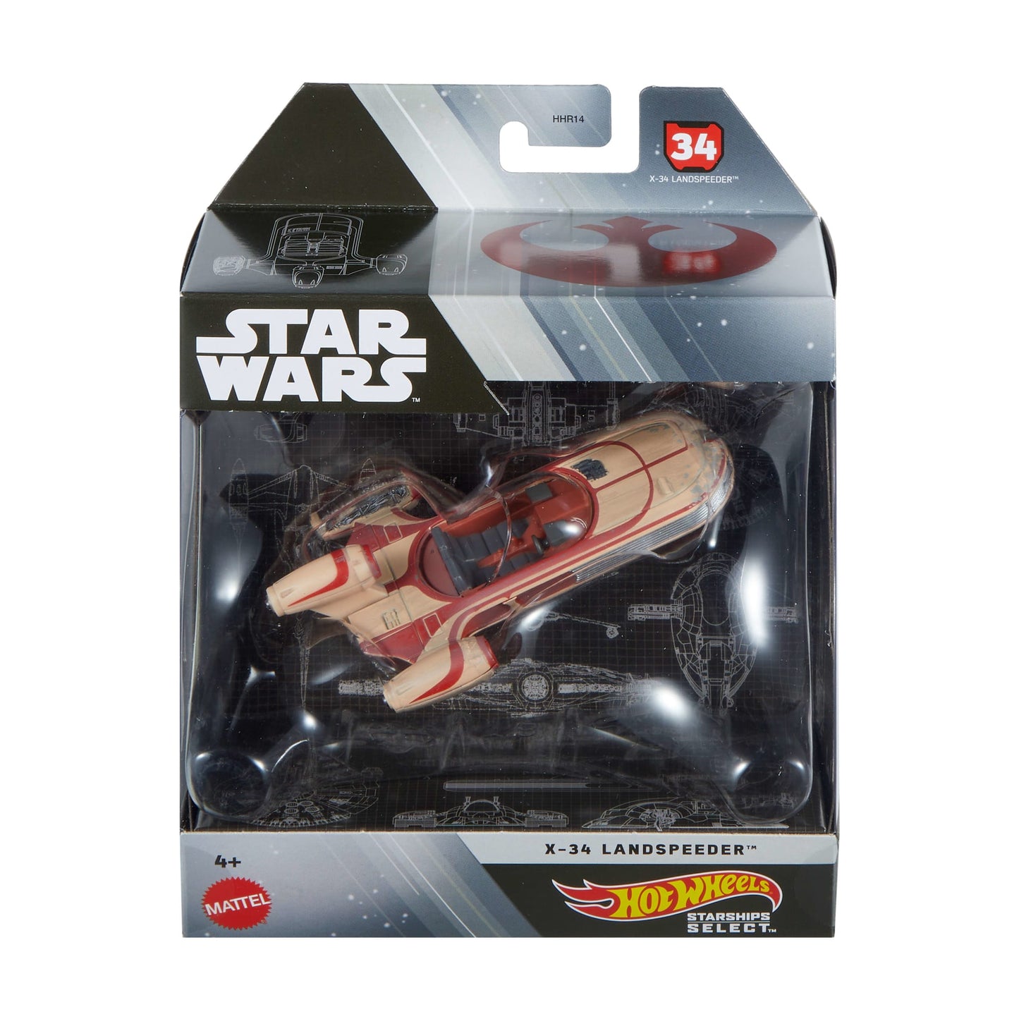 Hot Wheels Collector Veículo de Brinquedo Star Wars Landspeeder