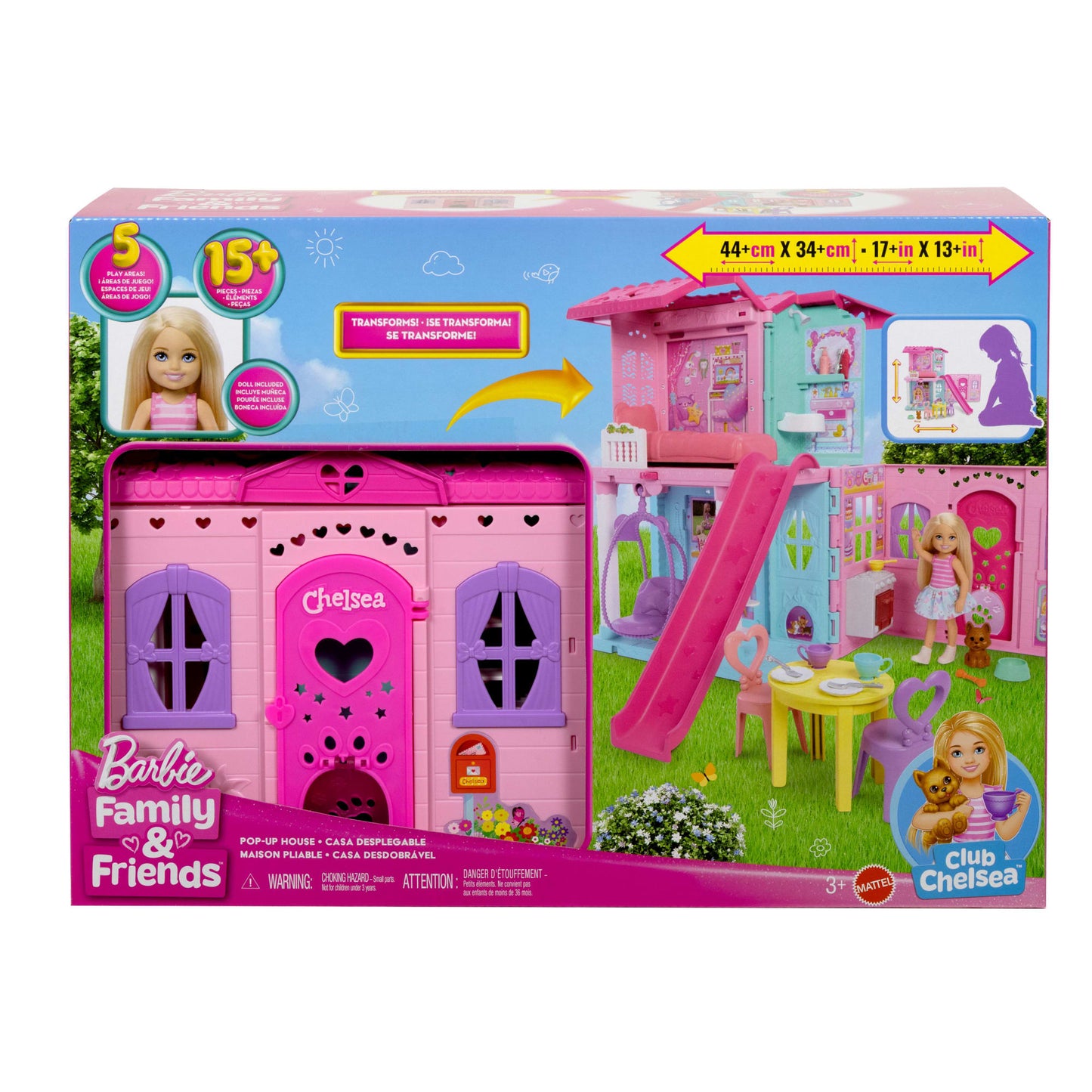 Barbie Casa de Muñecas Casa Transformable de Chelsea