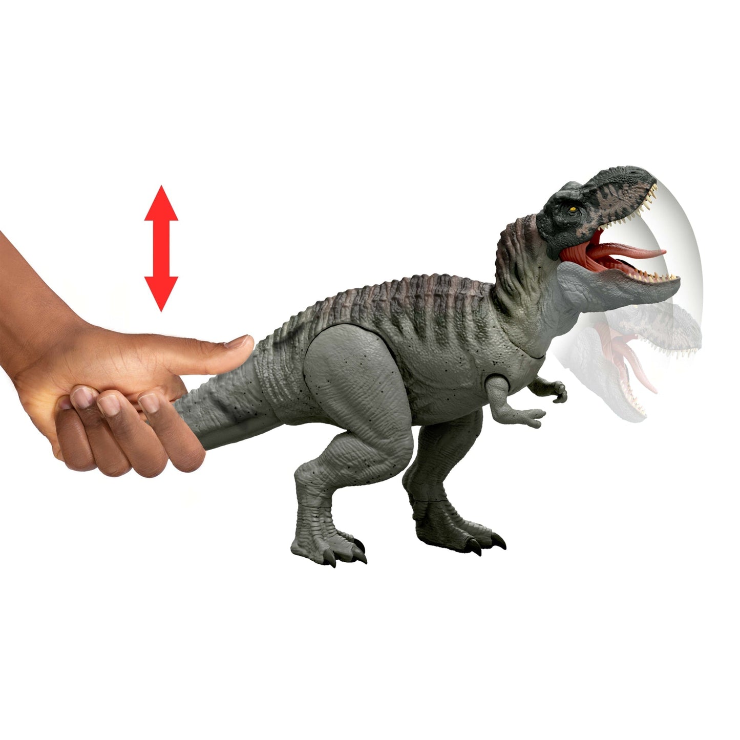 Jurassic World Dinosaurio de Juguete Rebirth T-Rex Mordida Destructora