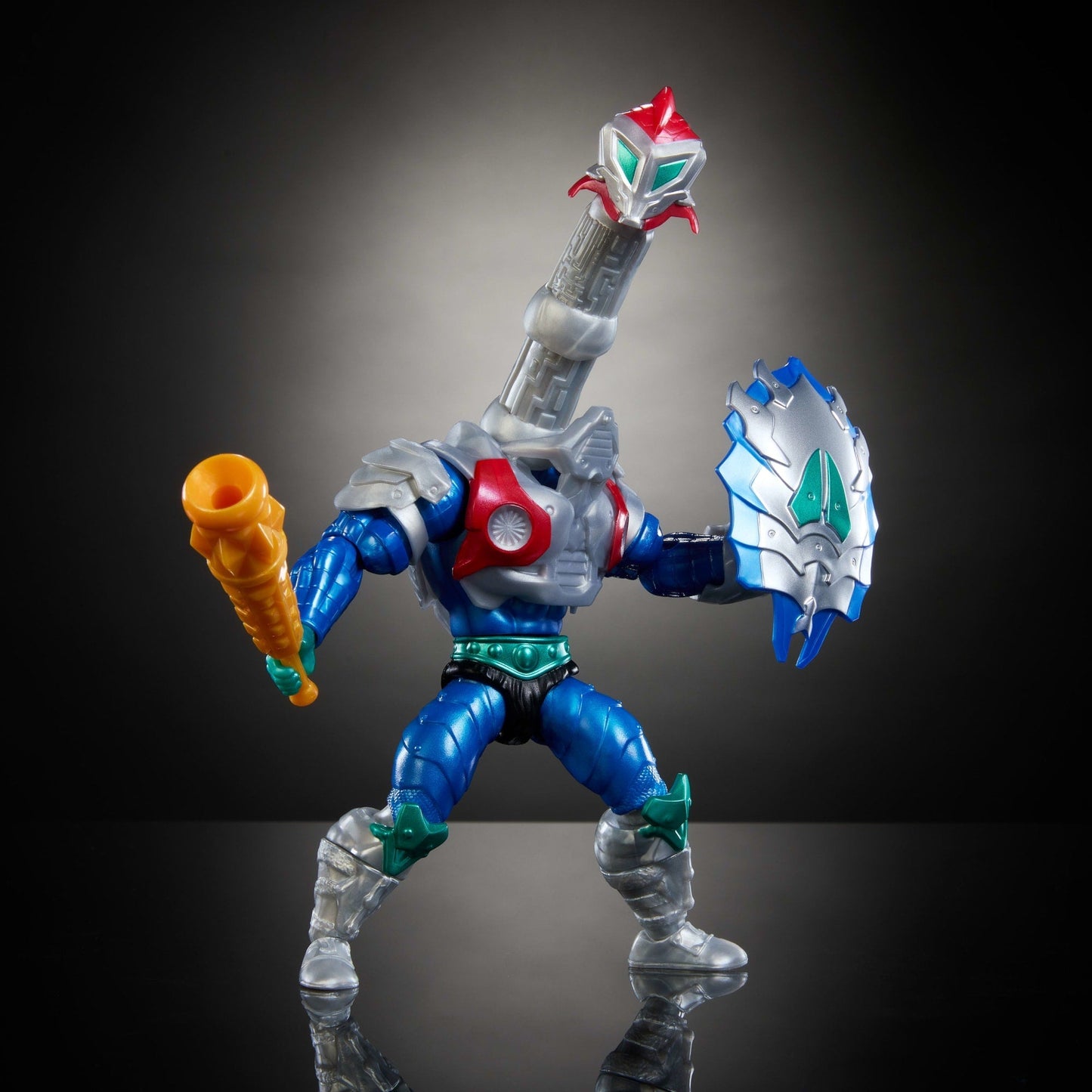 Masters of the Universe Turtles of Grayskull Figura de Acción Mekaneck de 5.5 pulgadas