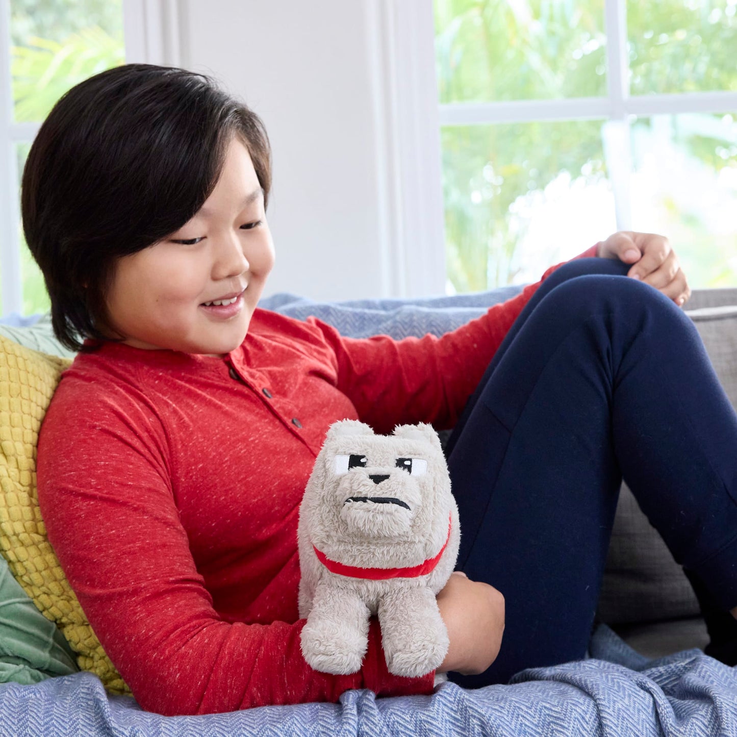 Minecraft-Peluche dennis Le Loup-Taille de 20 Cm à Collectionner