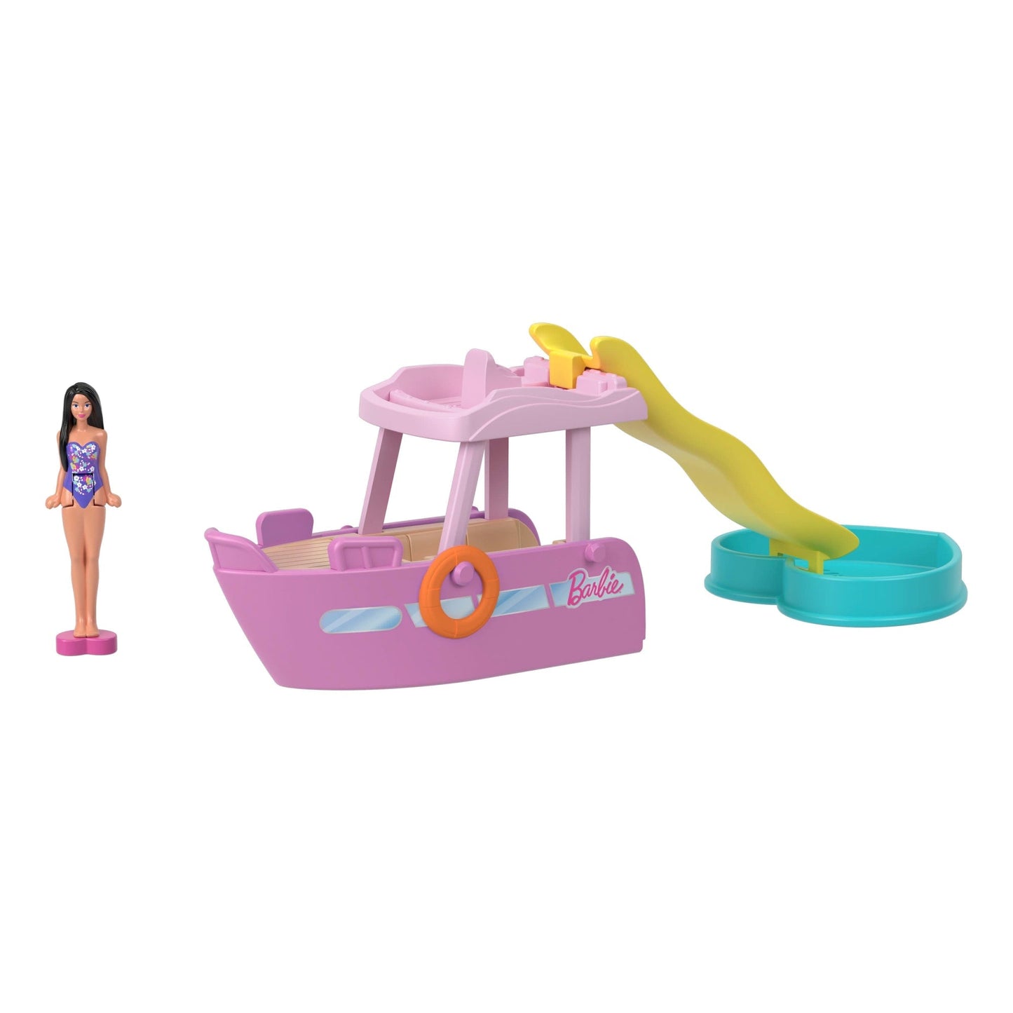 Barbie Mini Barbieland 4-Pack Doll & Vehicle Set, 4 1.5-Inch Dolls &  4 Iconic Toy Vehicles