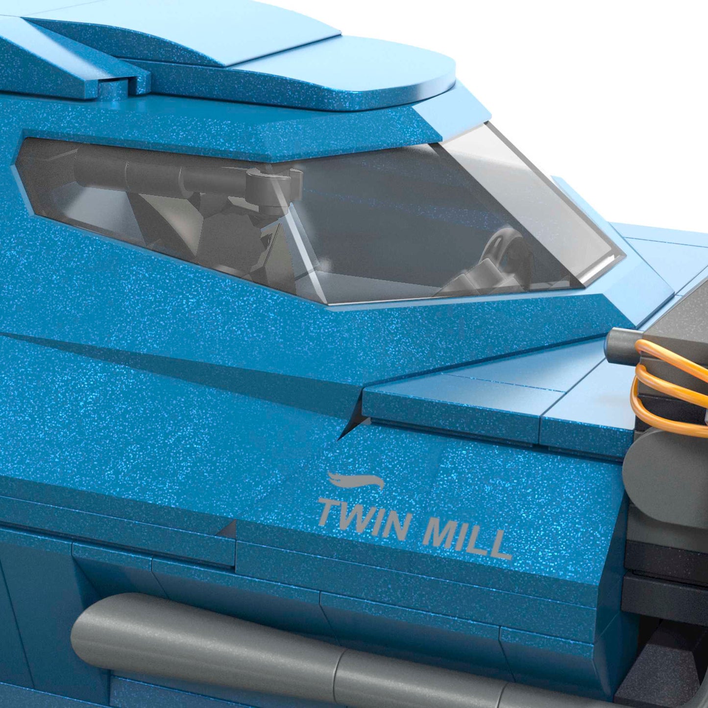 Mega Hot Wheels Coffret de Construction Voiture Twin Mill (635 Pièces) Pour Collectionneurs