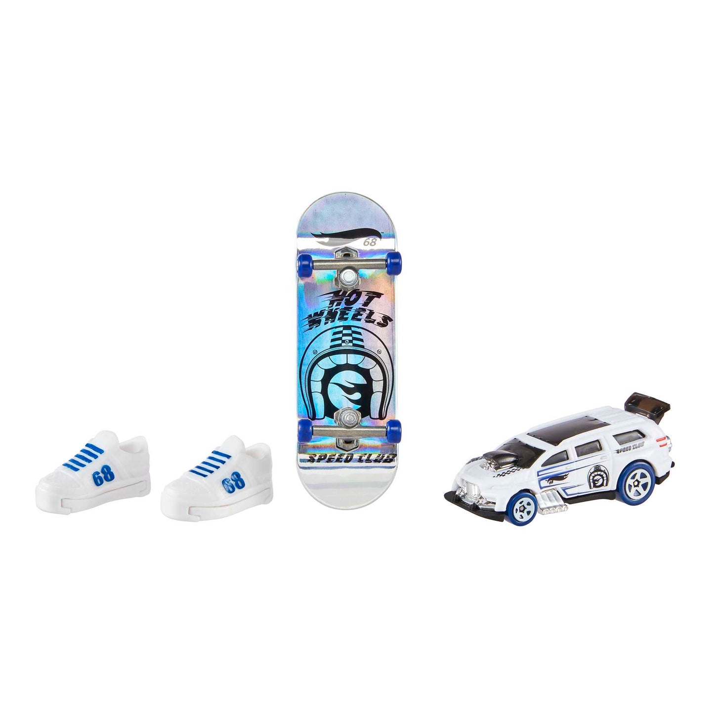 Hot Wheels Skate Vehículo de Juguete Patineta de Colección SPEED SHREDDER™ + NITRO TAILGATER™ con Diecast