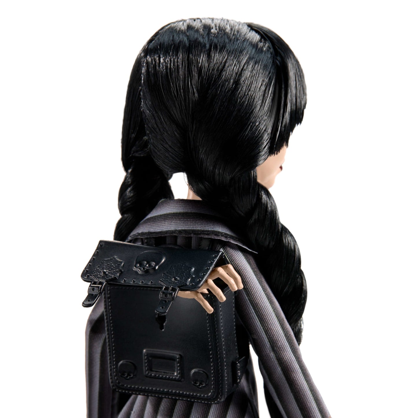Monster High Wednesday Collectible Doll, Wednesday Addams in Nevermore Academy Uniform With Thing