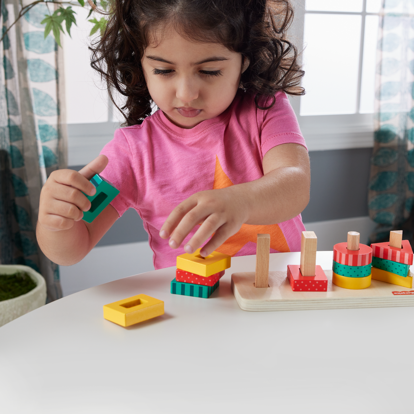 Fisher-Price Juguete para Bebés Clasificador de Formas de Madera