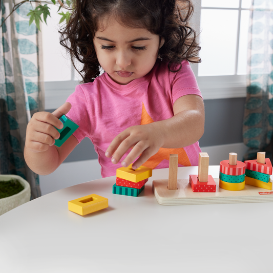 Fisher-Price Brinquedo para Bebês Classificador de Formas de Madeira