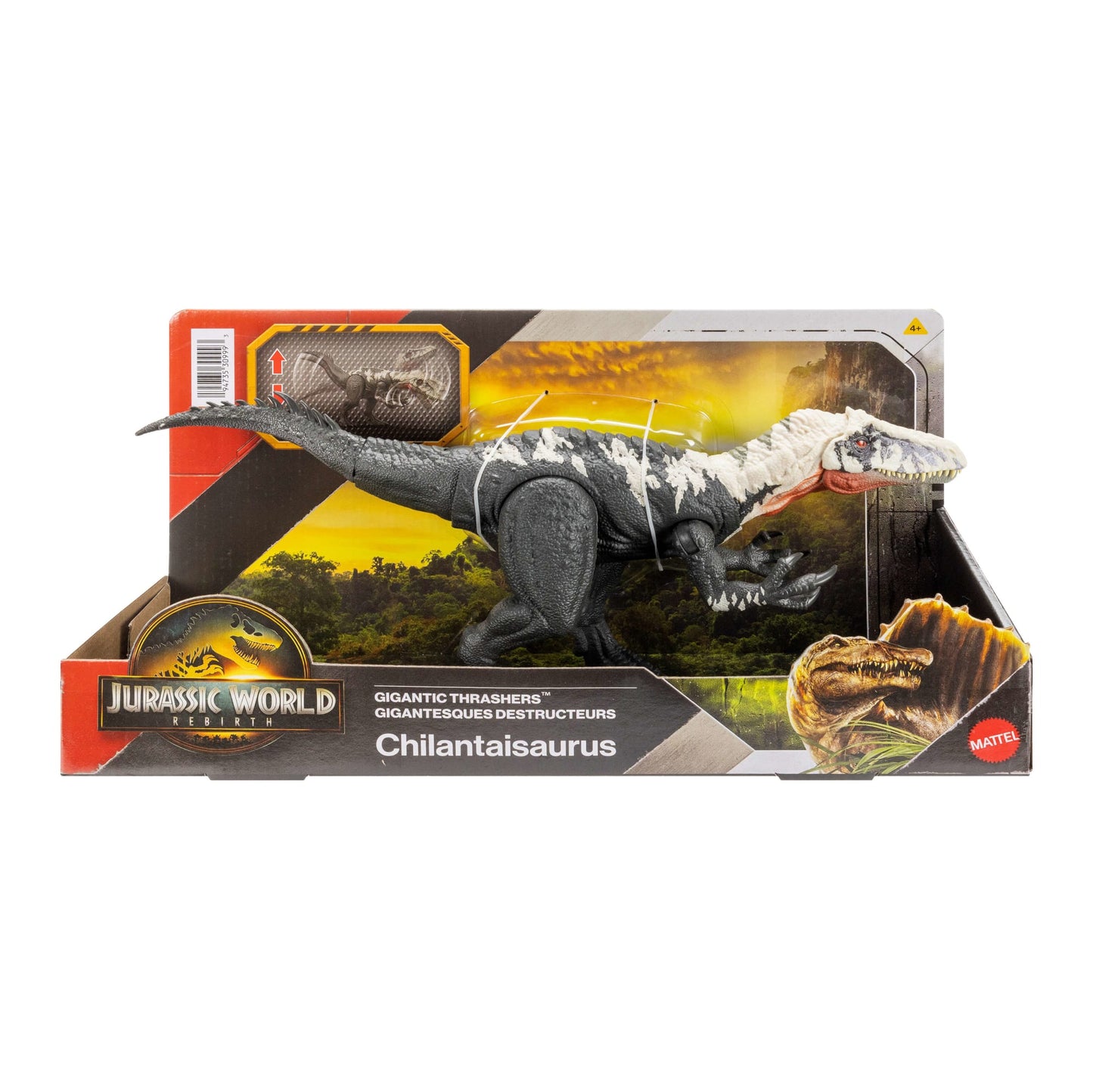 Jurassic World Dinossauro de Brinquedo Rebirth Rastreadores Gigantes Chilantaisaurus