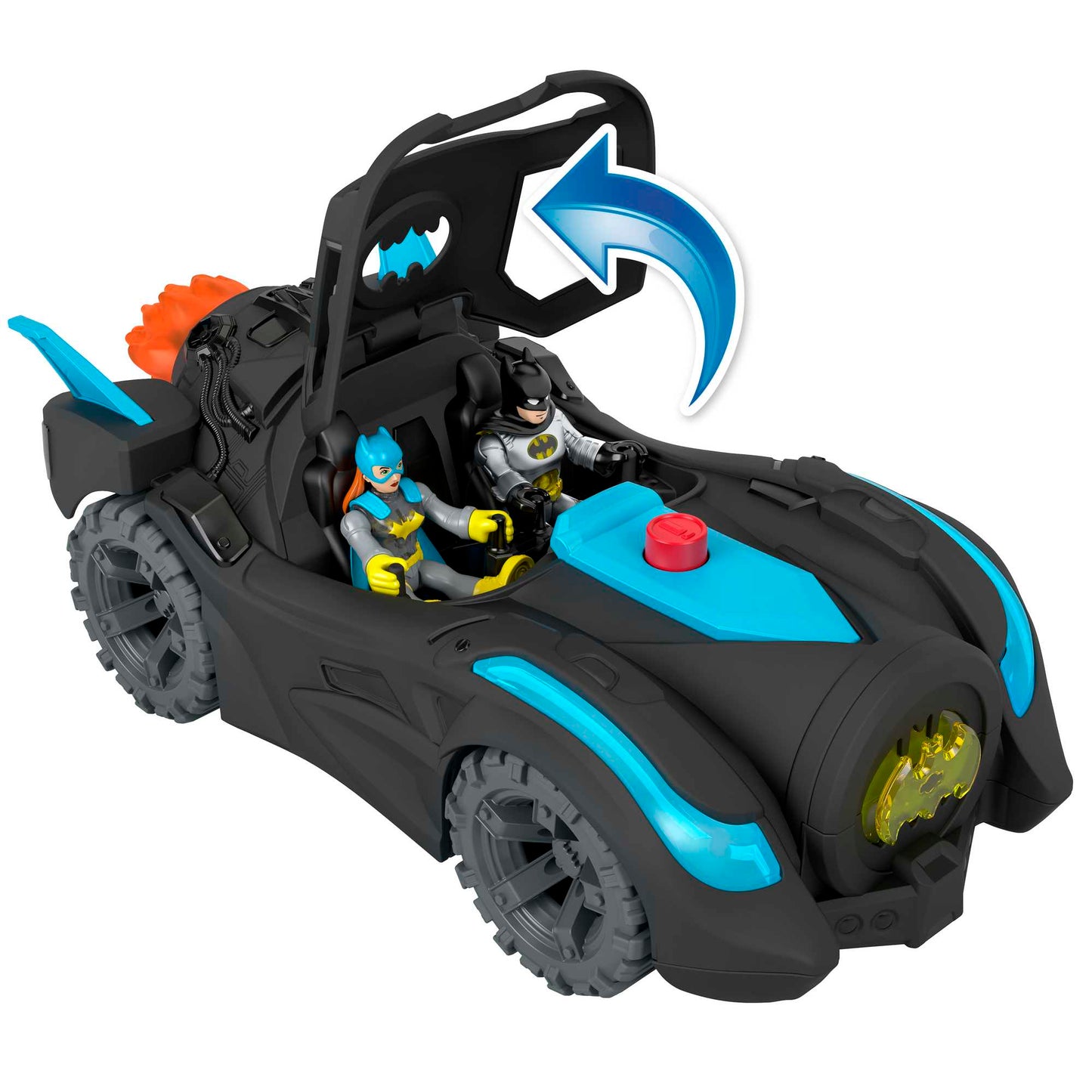 Imaginext DC Super Friends Figura de Ação Batmóvel Bat-Tech Deluxe