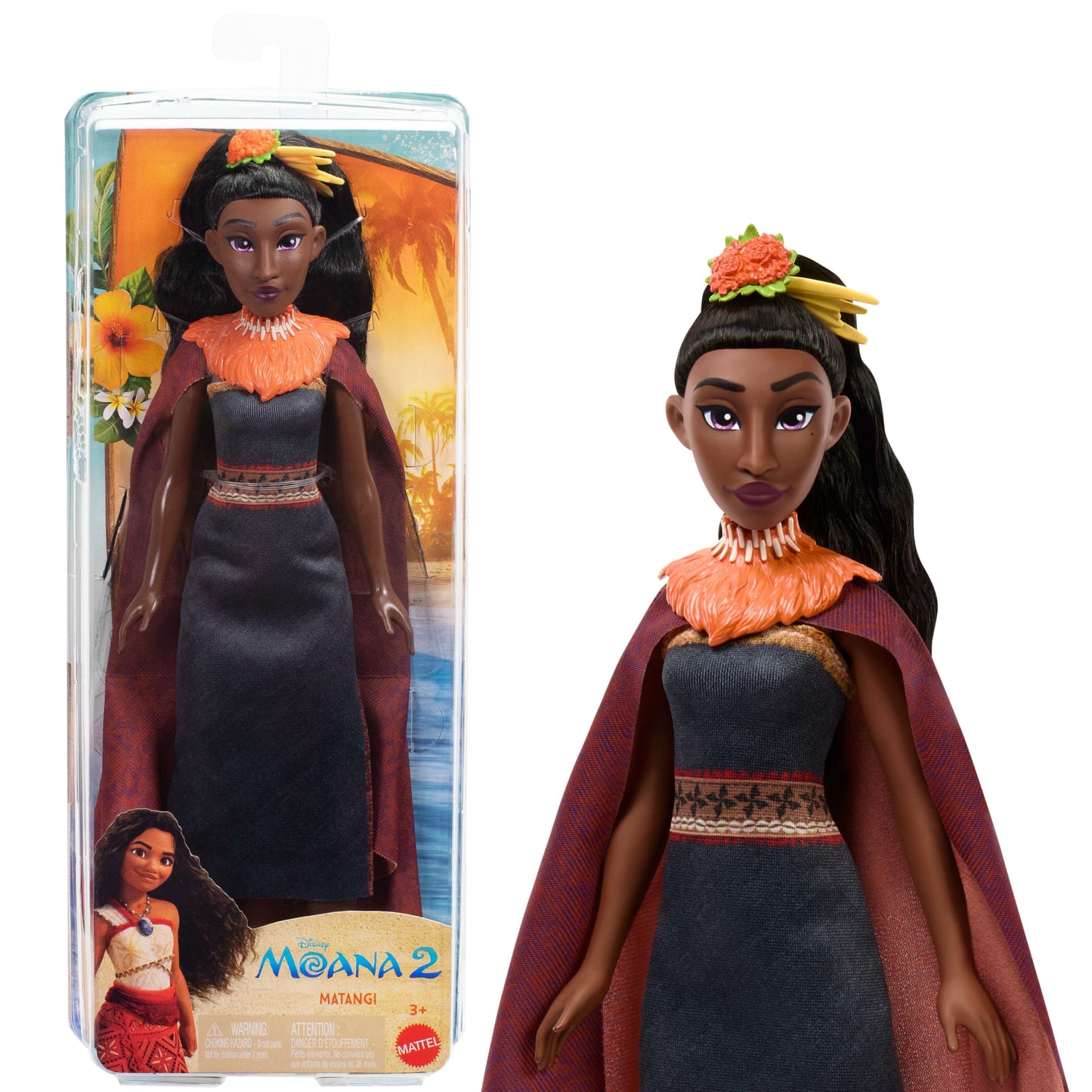 Disney Moana 2 Matangi Fashion Doll With 3 Accessories & Removable Outfit, Inspired By The Movie