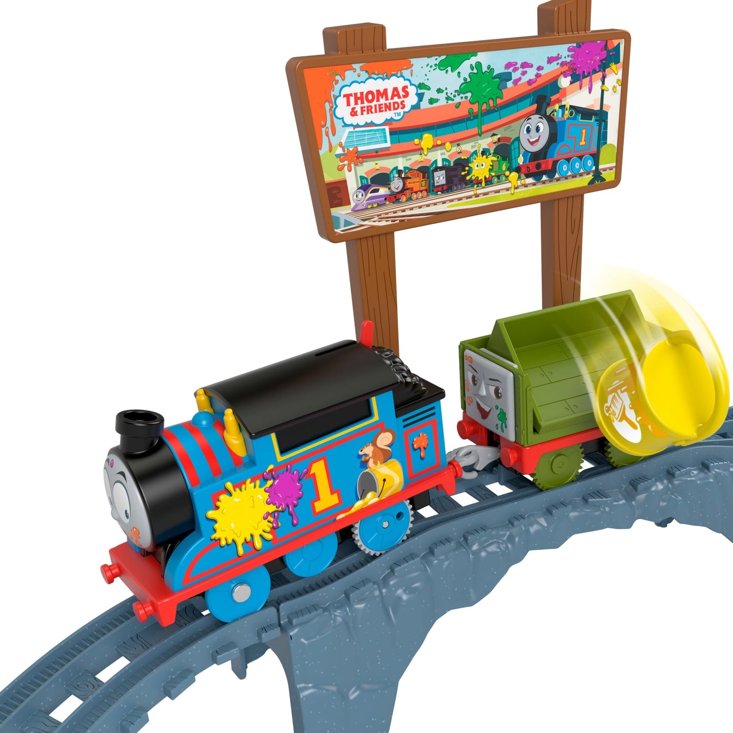 Thomas et ses Amis  Coffret Train et Piste  Livraison de Peinture