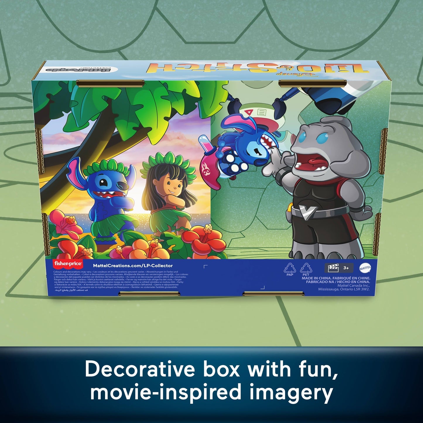 Little People Collector Disney Lilo & Stitch Special Edition Set For Adults & Fans, 4 Figures