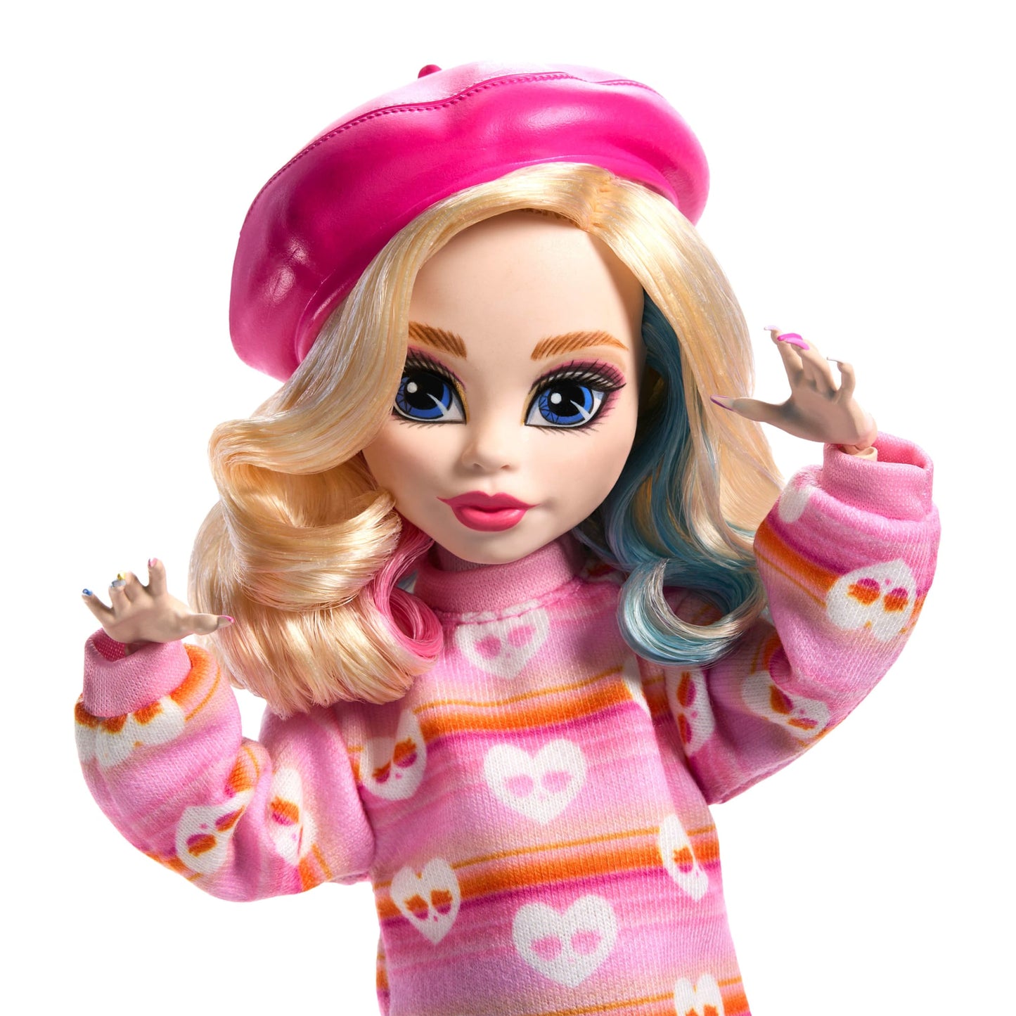 Monster High Wednesday Collectible Doll, Enid Sinclair in Pink Fashion With Accessories