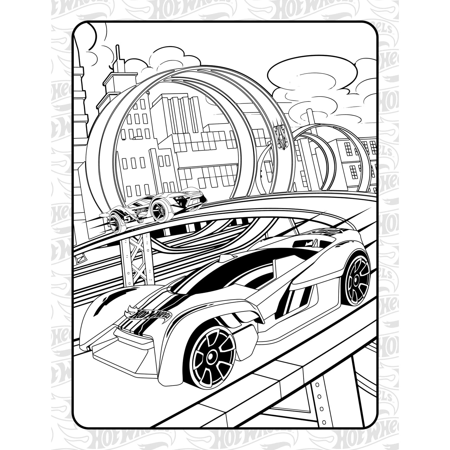Hot Wheels: Giant Coloring Book