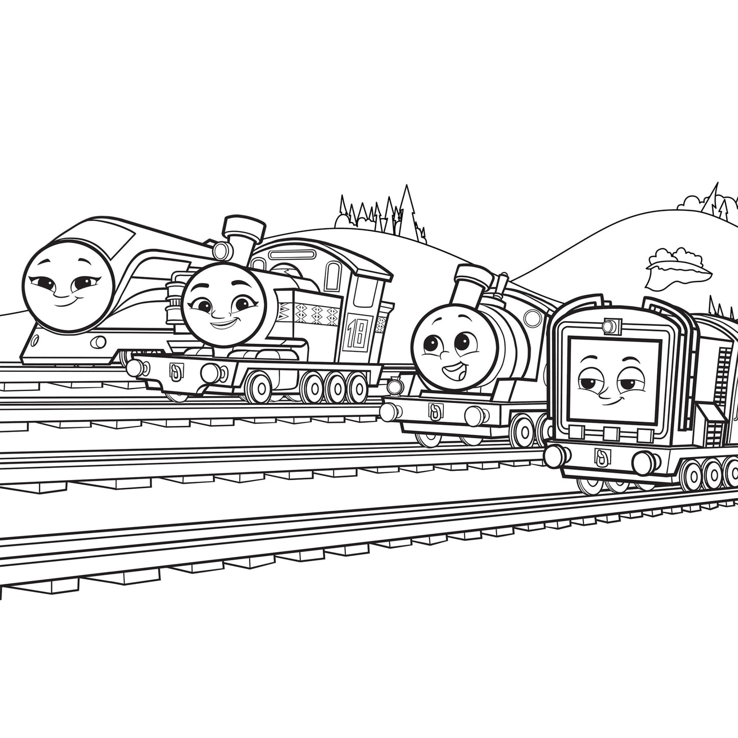 Thomas & Friends: Giant Coloring Book