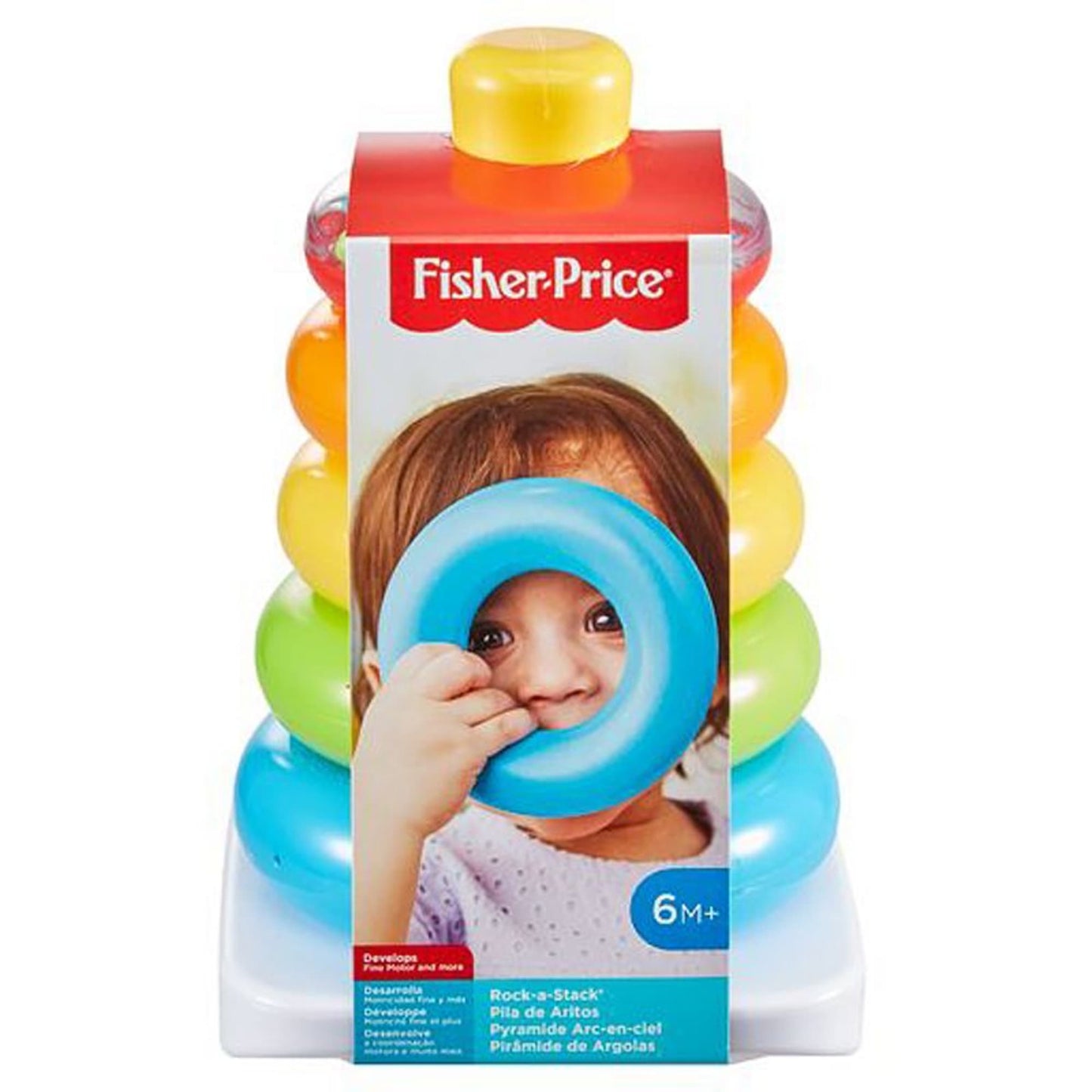 Fisher-Price Brinquedo para Bebês Pirâmide de Argolas
