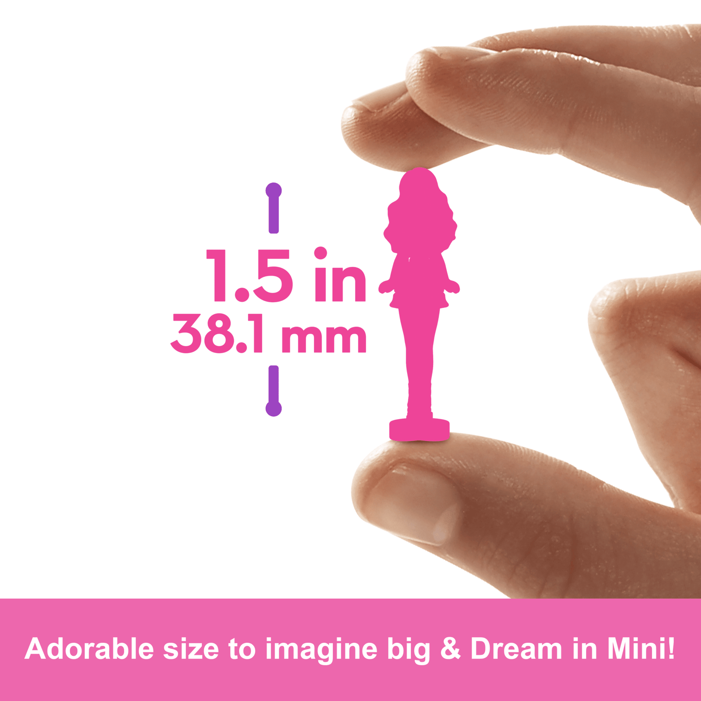 Barbie Mini Barbieland Pop Reveal Dolls, 1.5-inch Doll With Surprise Sensory Reveal