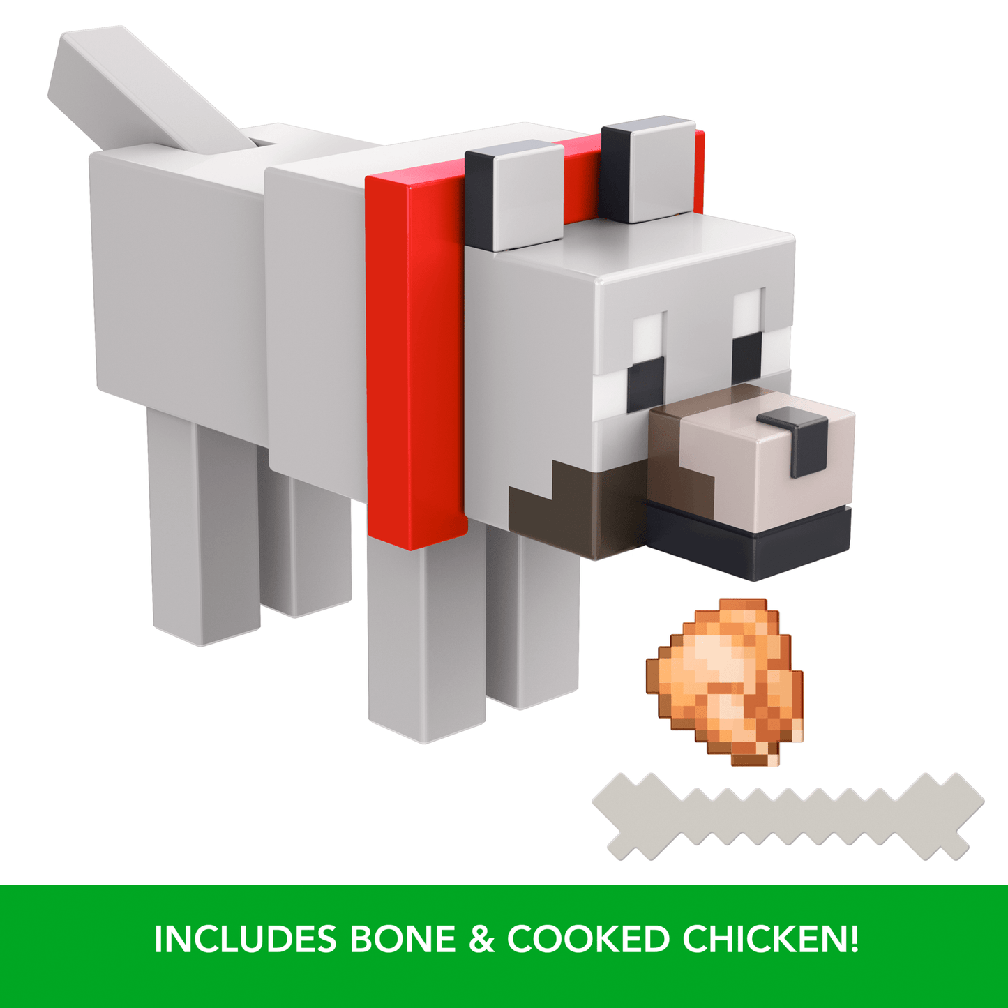 Minecraft Action Figures & Accessories Collection, 3.25-in Scale & Pixelated Design (Characters May Vary)