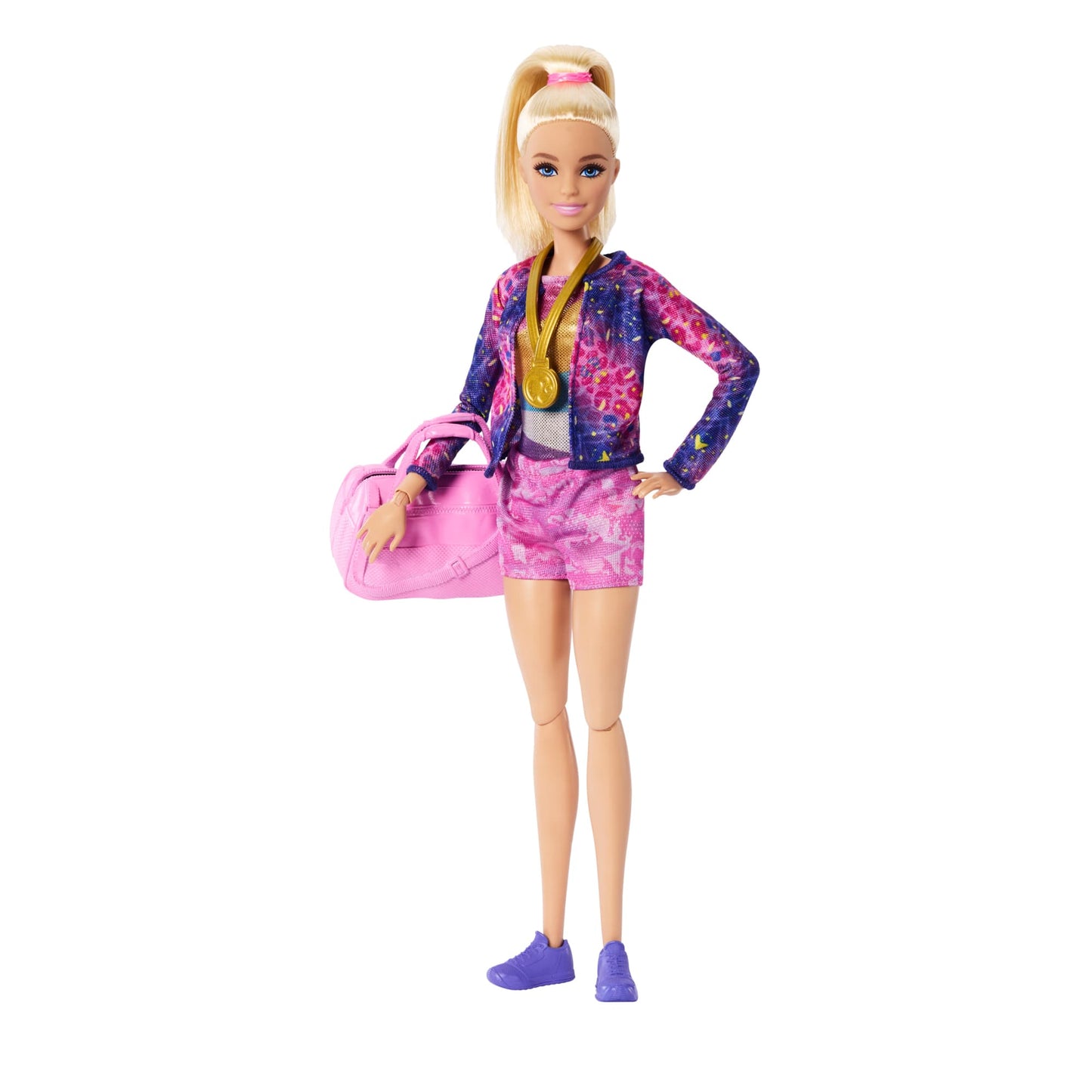 Barbie Profesiones Set de Juego Gimnasta Cabello Rubio