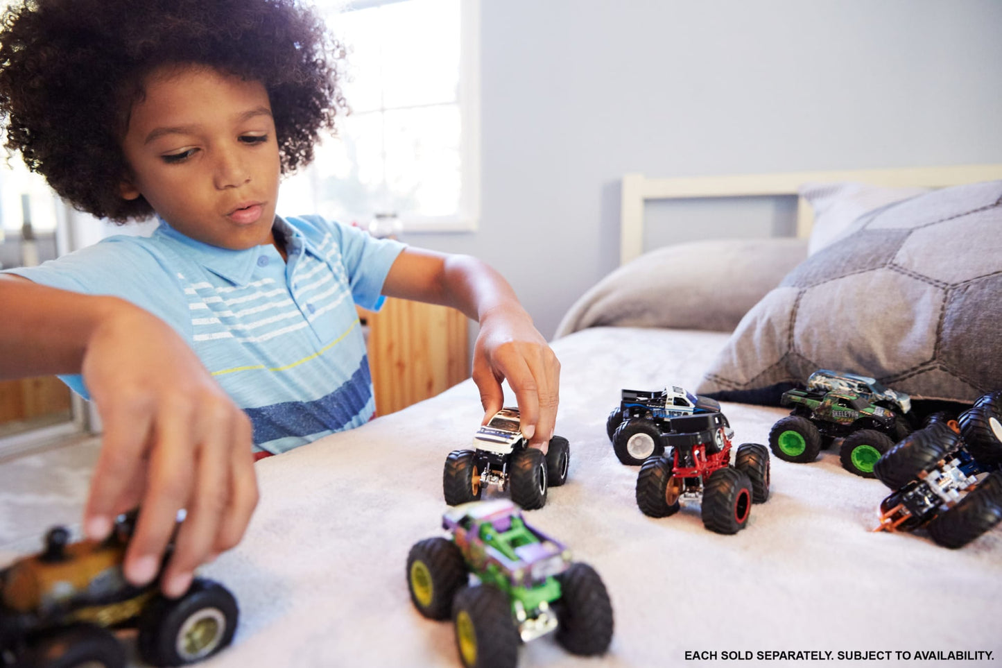 Hot Wheels Monster Trucks Veículo de Brinquedo Carro Surpresa Escala 1:64