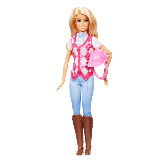 Barbie Detective La Gran Carrera de Caballos Muñeca Malibú Equitación