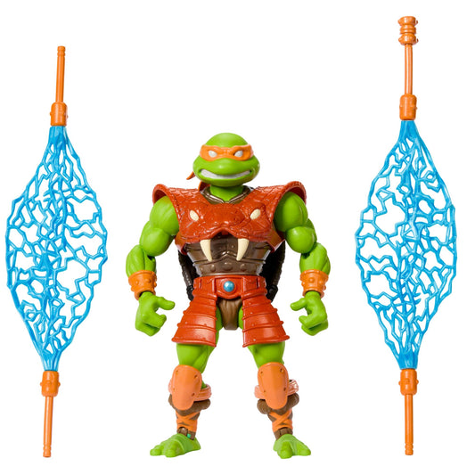 Masters Universe Origins Turtles Grayskull Michelangelo Action Figure, Reptile Wars Tmnt MOTU Toy