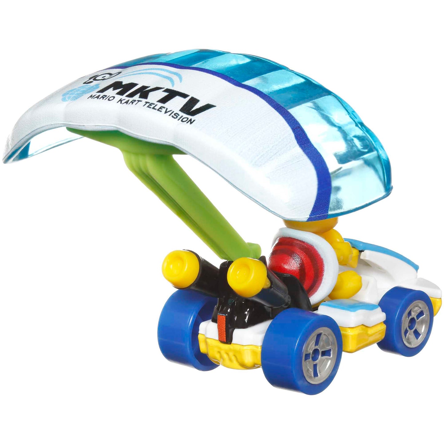 Hot Wheels Mario Kart Veículo de Brinquedo Lakitu Padrão Kart com Cloud Glider