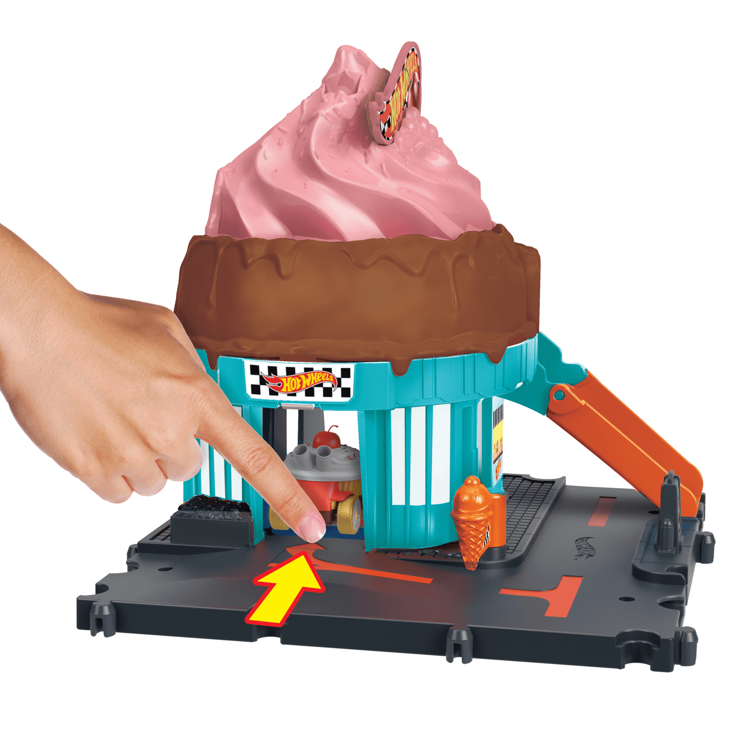 Hot Wheels City Pista de Brinquedo Sorveteria