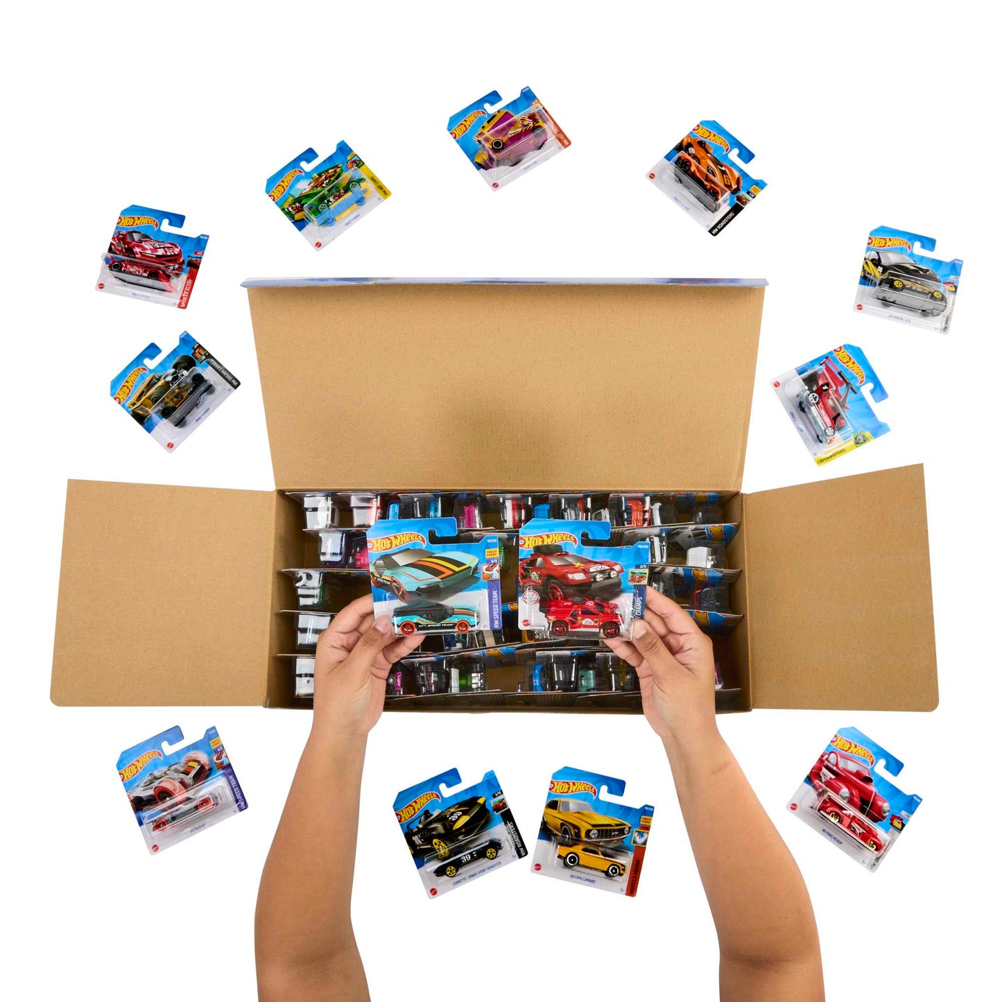 Hot Wheels®  Échelle1:64  Coffret de 60Véhicules de Collection