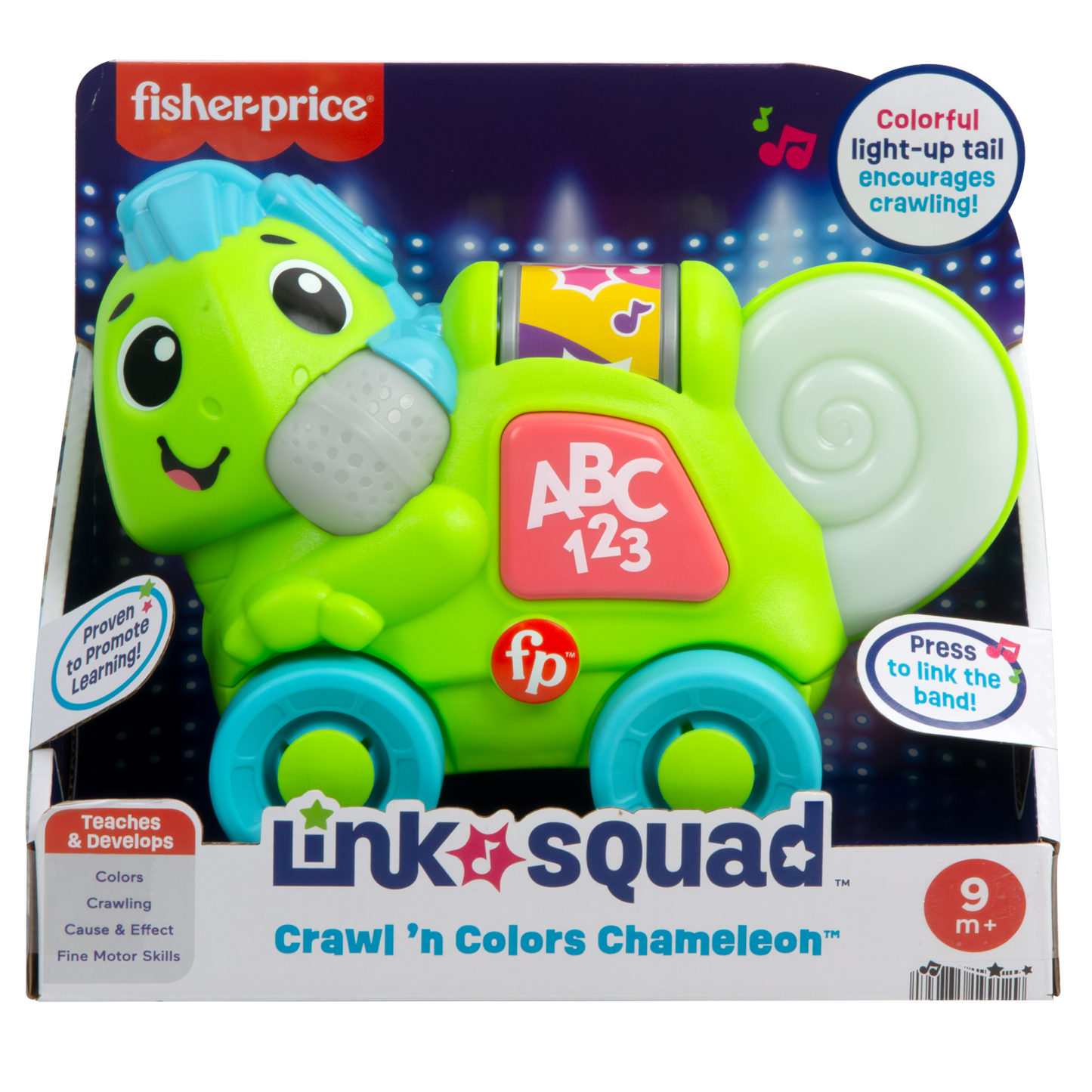 Fisher-Price  Link Squad  Caméléon Marche et Couleurs, Lumières