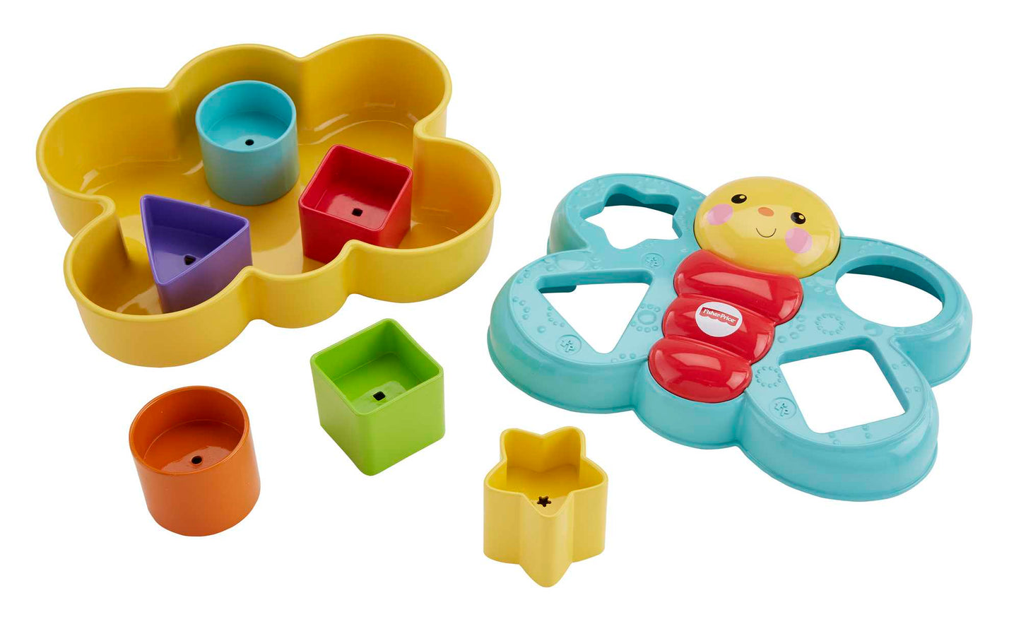 Fisher-Price Juguete para Bebés Mariposa De Bloques Divertidos