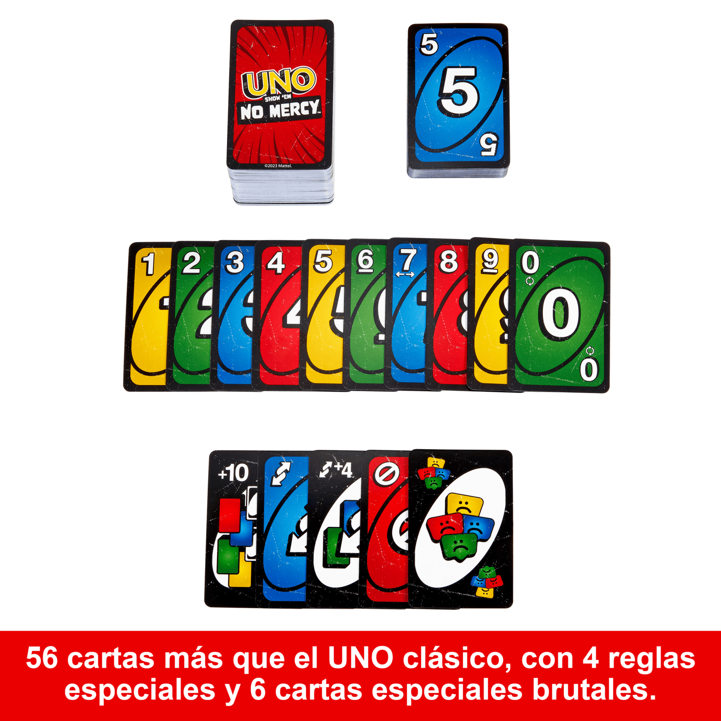 UNO Juego de Cartas No Mercy