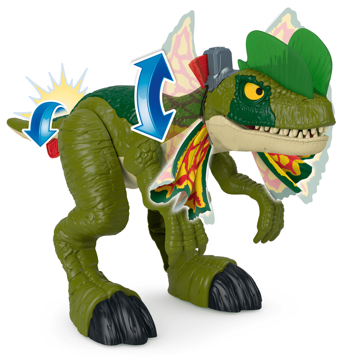 Imaginext Jurassic World Dinosaurio de Juguete Dilophosaurus
