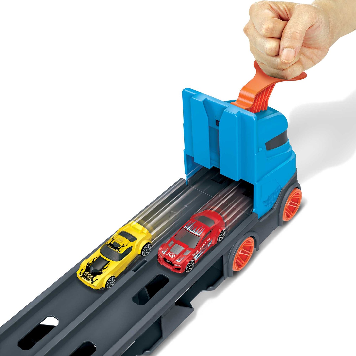 Hot Wheels City Pista de Brinquedo Reboque de Pista de Corridas