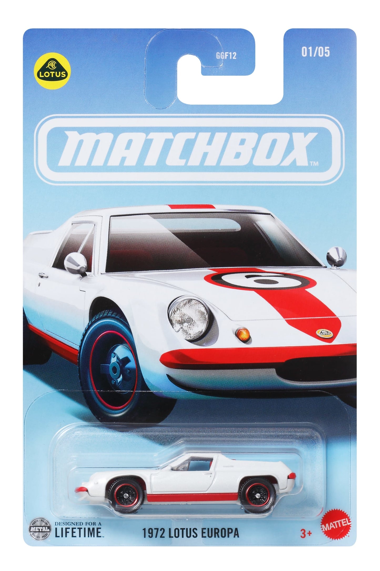 Matchbox Diecast Veículo de Brinquedo Lotus Europa