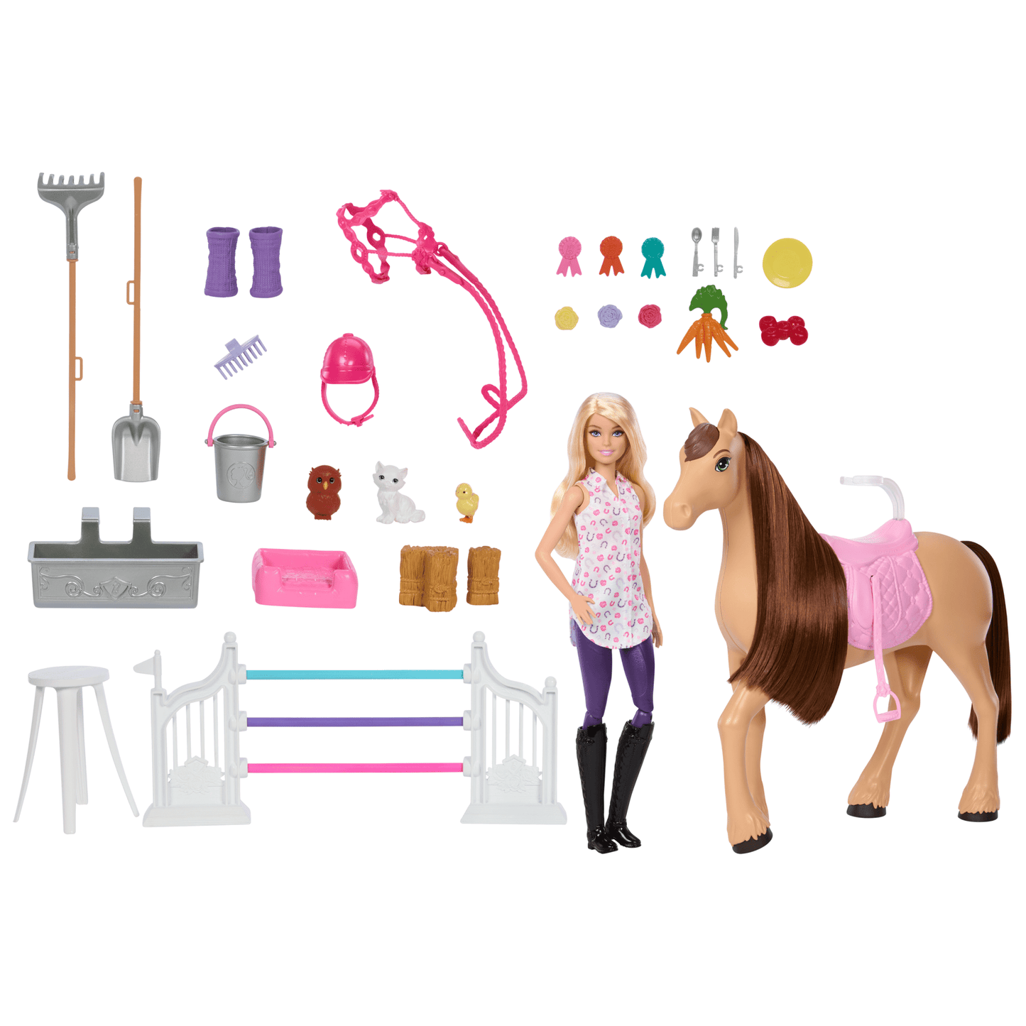 Barbie Detective La Gran Carrera de Caballos Set de Juego Establo de los Sueños