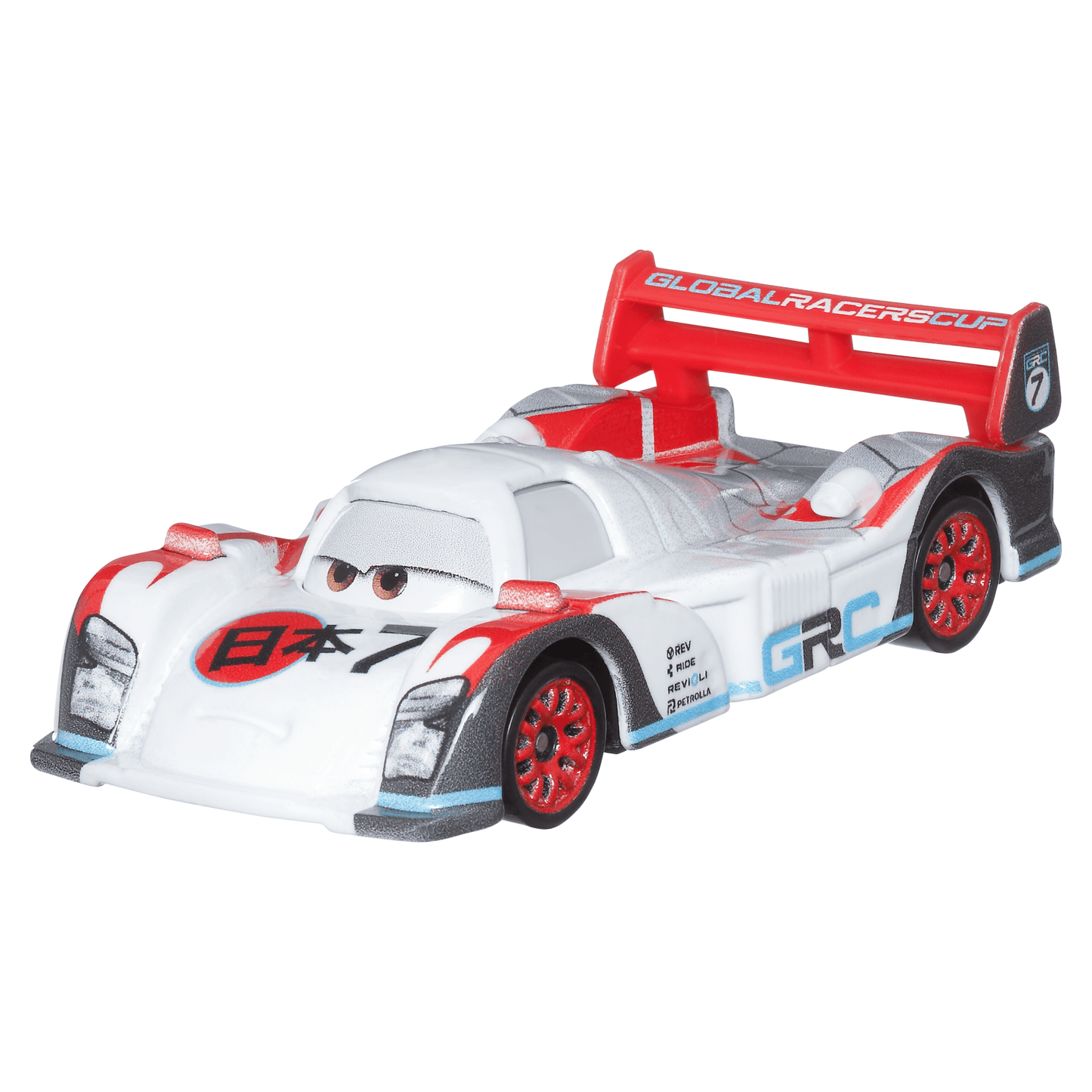 Cars de Disney y Pixar Diecast Vehículo de Juguete Paquete de 2 Shu Todoroki GRC & Rayo Mcqueen GRC
