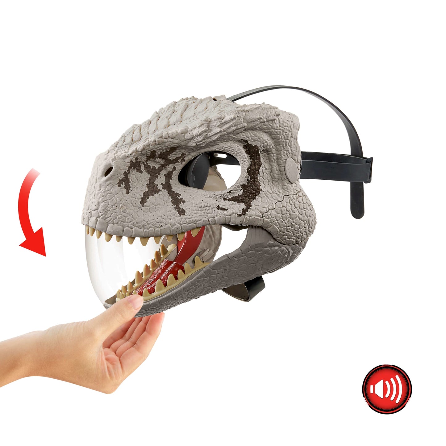 Jurassic World: Chaos Theory Atrociraptor Mask With Sound For Role Play