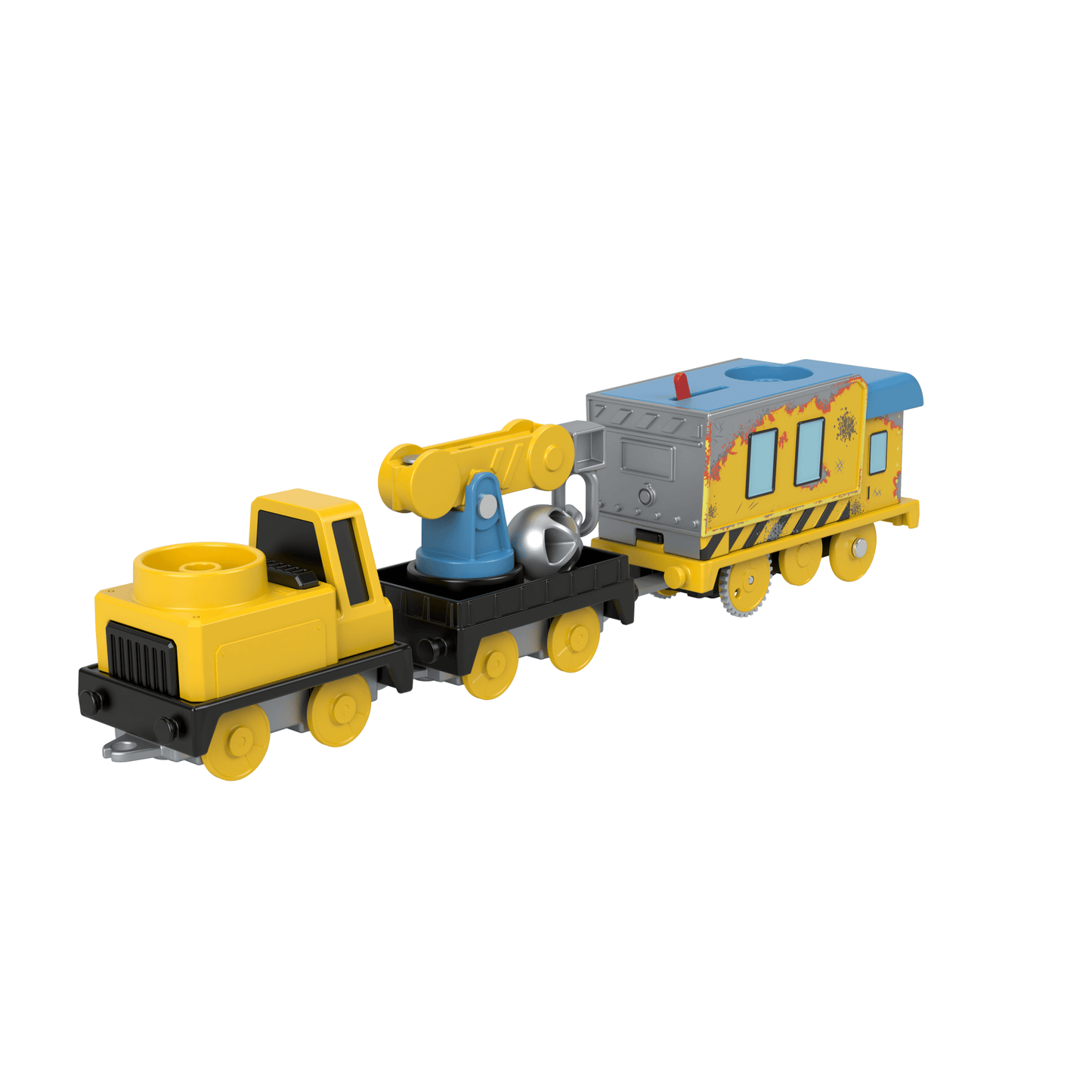 Thomas & Friends Wreck ‘n Roll Carly The Crane Motorized Toy Train With Wrecking Ball For Kids