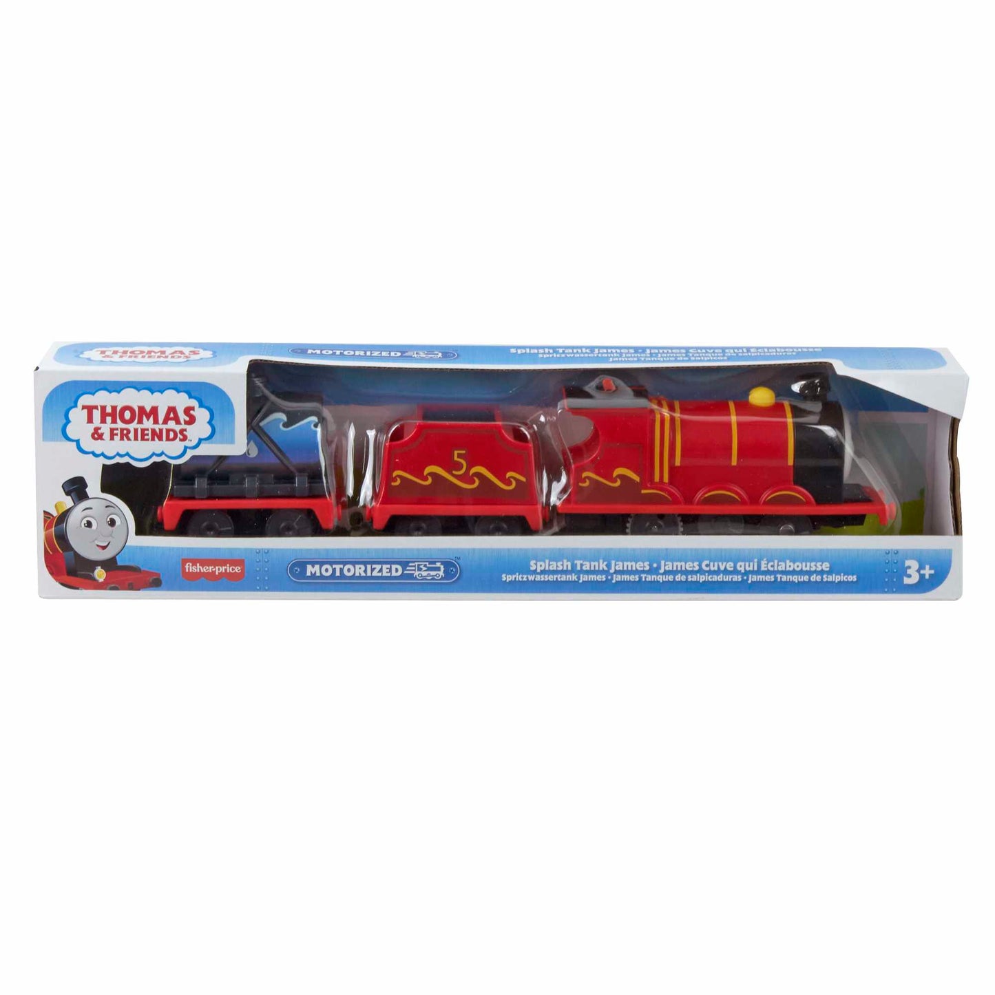Thomas et ses Amis Locomotive et Wagons James Cuve Qui Éclabousse