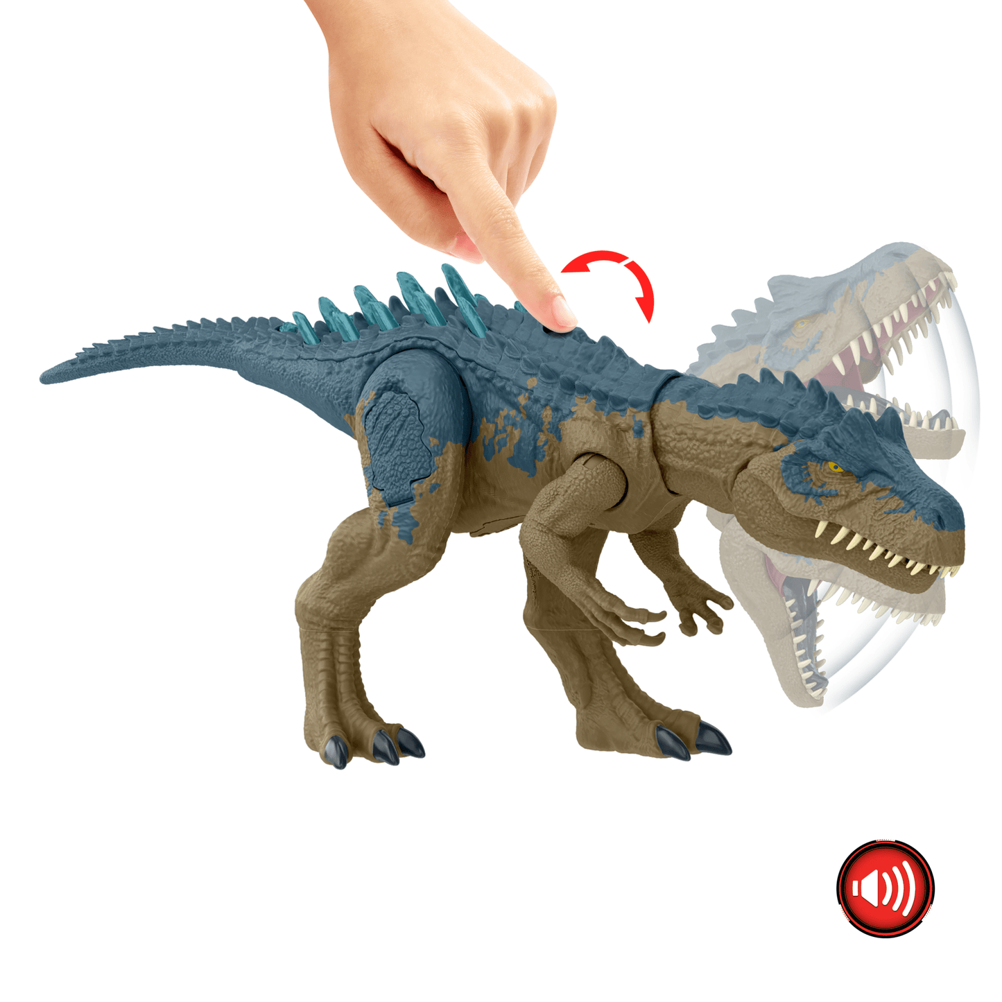 Jurassic World-Carnage Sans Pitié-Allosaurus Avec Attaque et Sons
