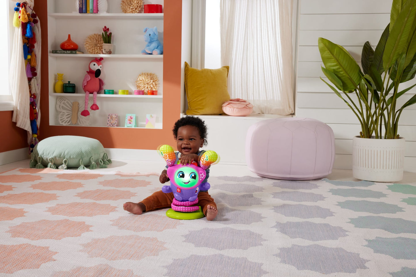 Fisher-Price Juguete para Bebés Dj Belle Salta y Aprende