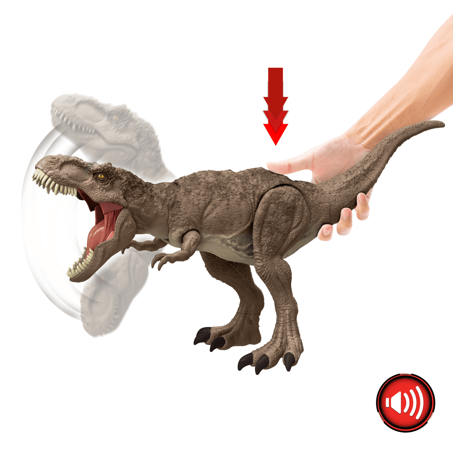 Jurassic World Dinossauro de Brinquedo Ataque Total T. Rex